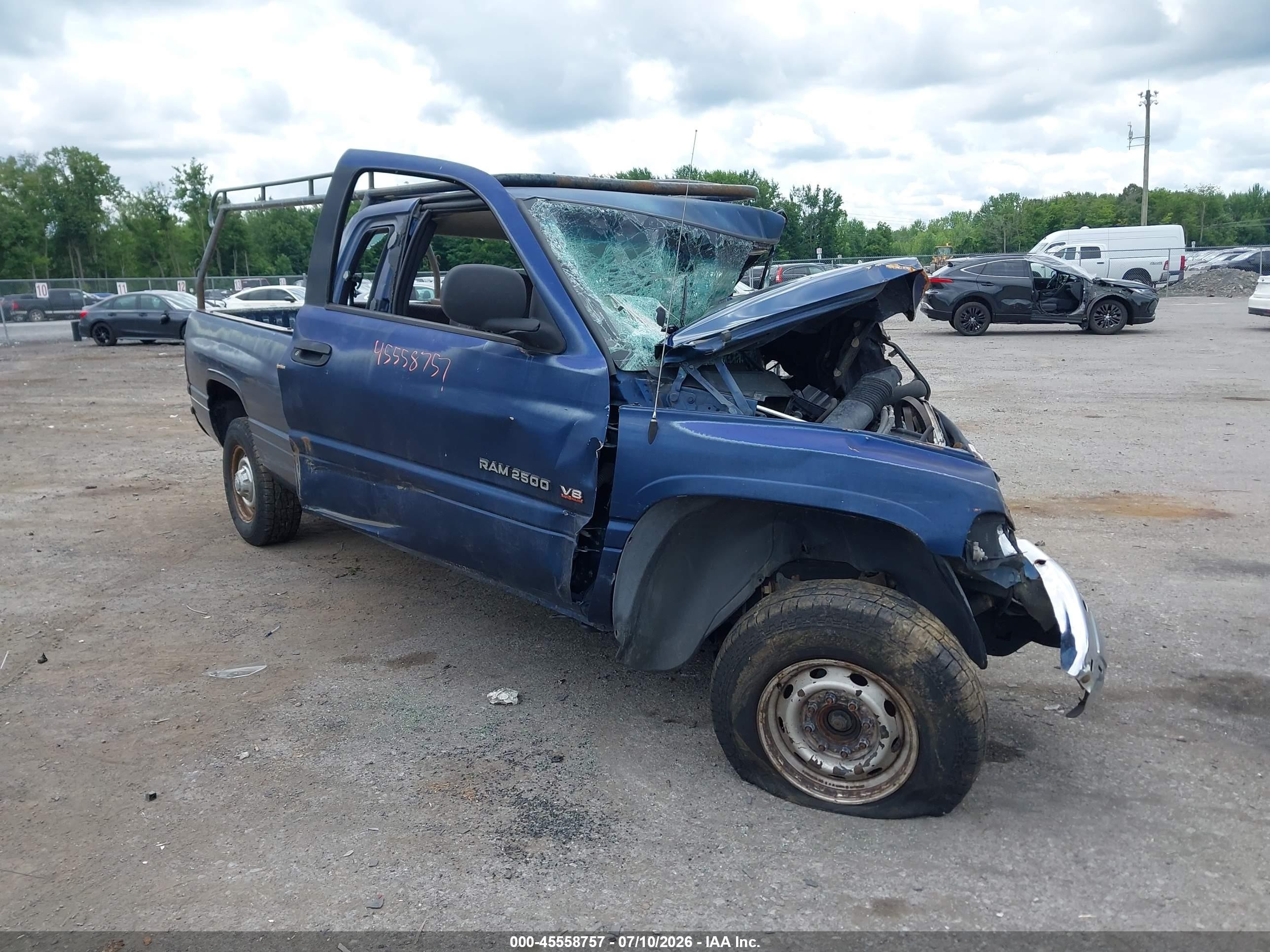 2002 Dodge Ram 2500 St Blue vin: 3B7KC23Z52M277023