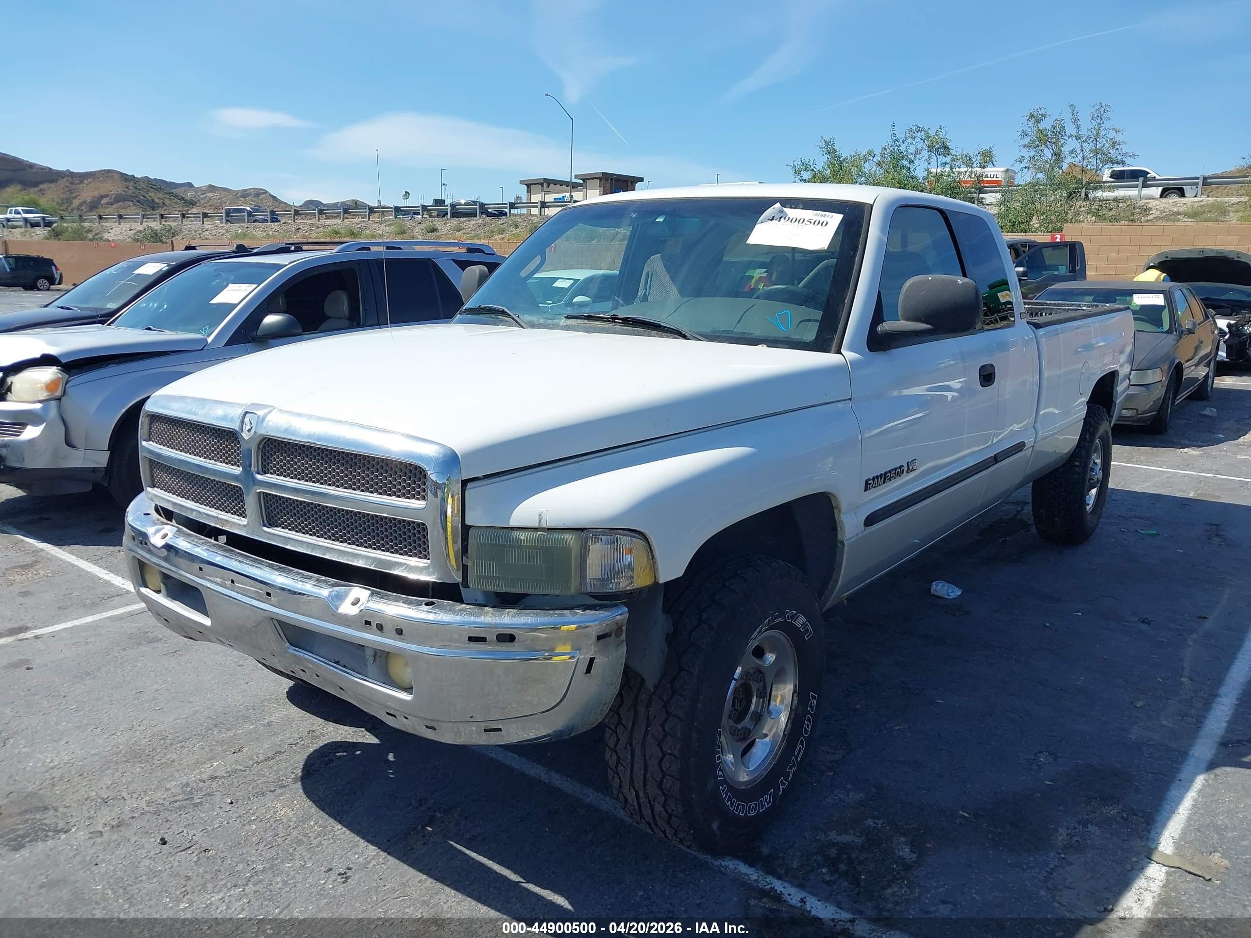2001 Dodge Ram 2500 St White vin: 3B7KC23Z91G772547