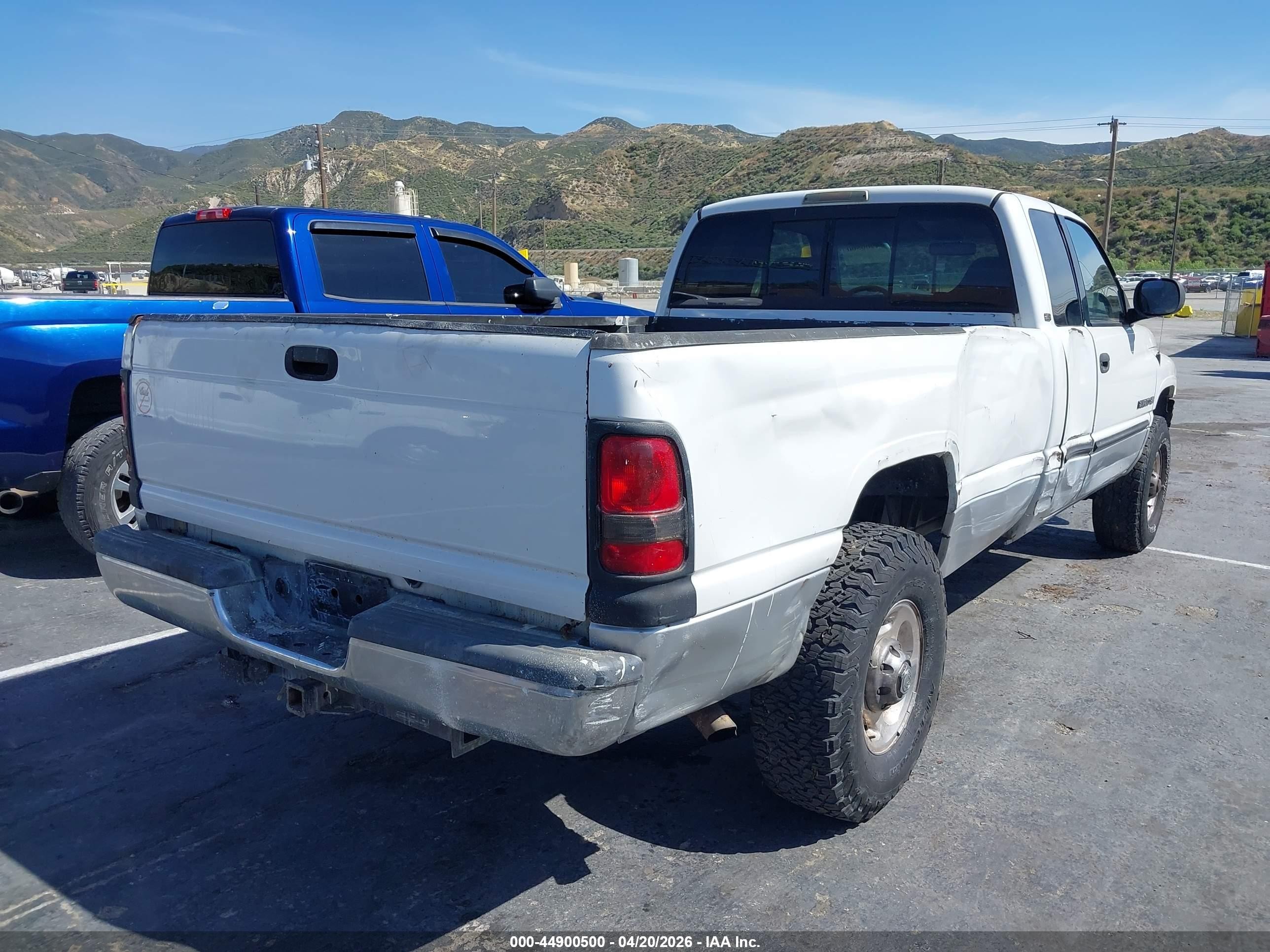 2001 Dodge Ram 2500 St White vin: 3B7KC23Z91G772547