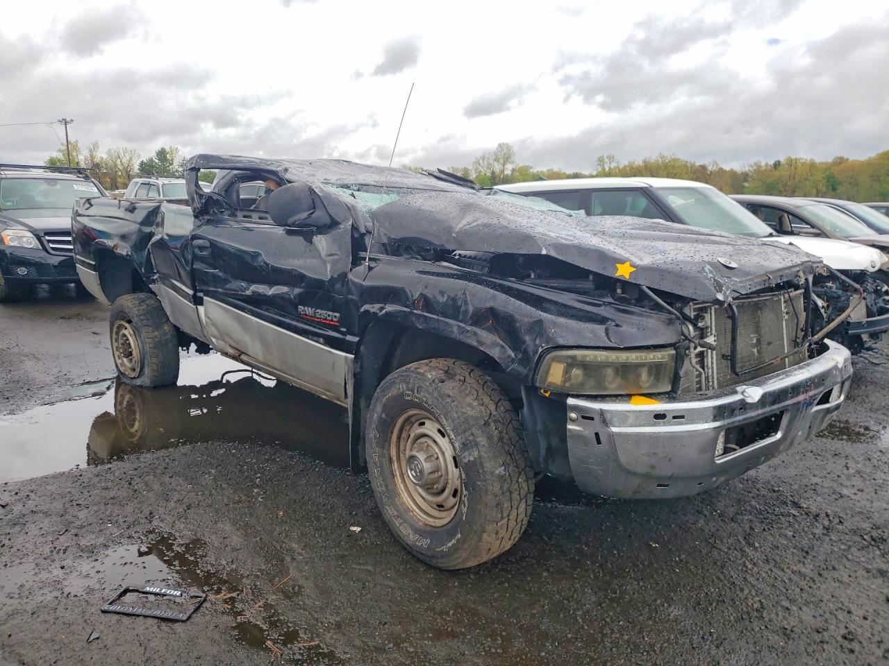 2002 Dodge Ram 2500 Black vin: 3B7KC26662M288291