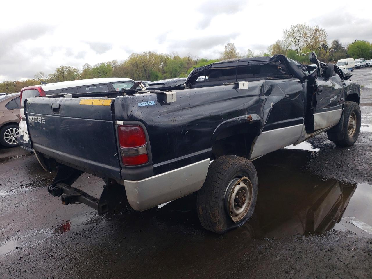 2002 Dodge Ram 2500 Black vin: 3B7KC26662M288291