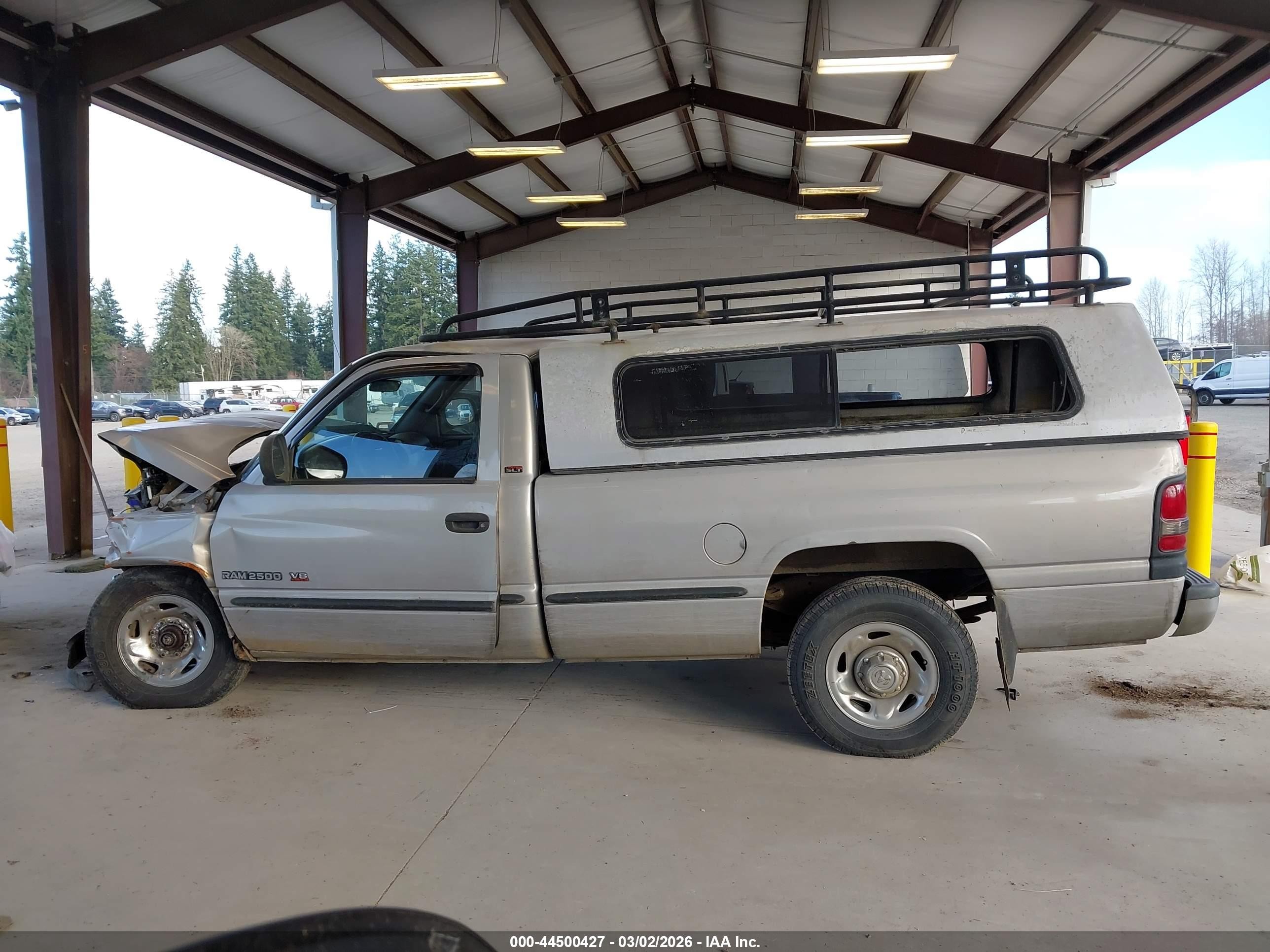 1999 Dodge Ram 2500 St Silver vin: 3B7KC26Z0XM512883