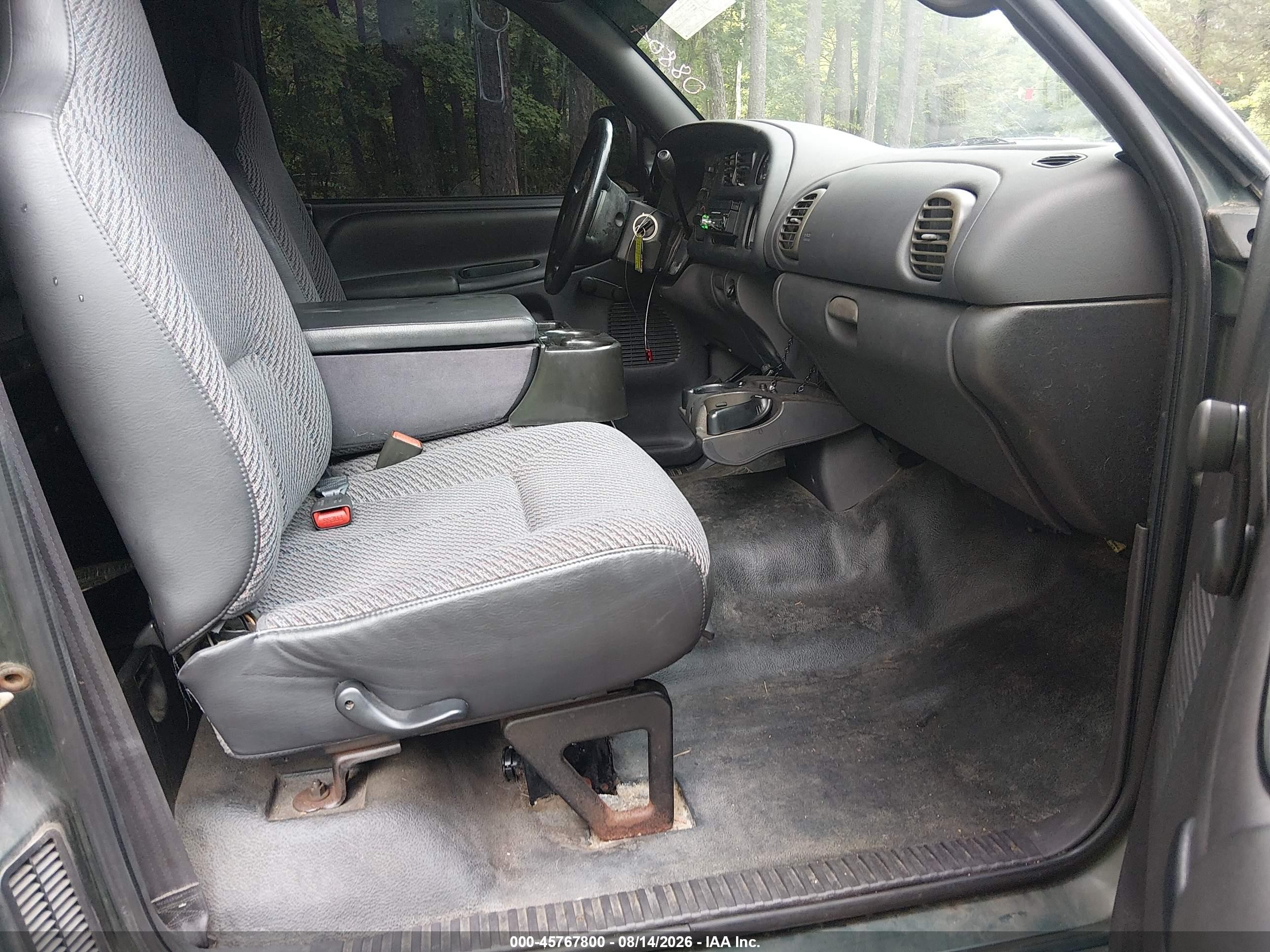 1999 Dodge Ram 2500 St Green vin: 3B7KC26Z9XM575089