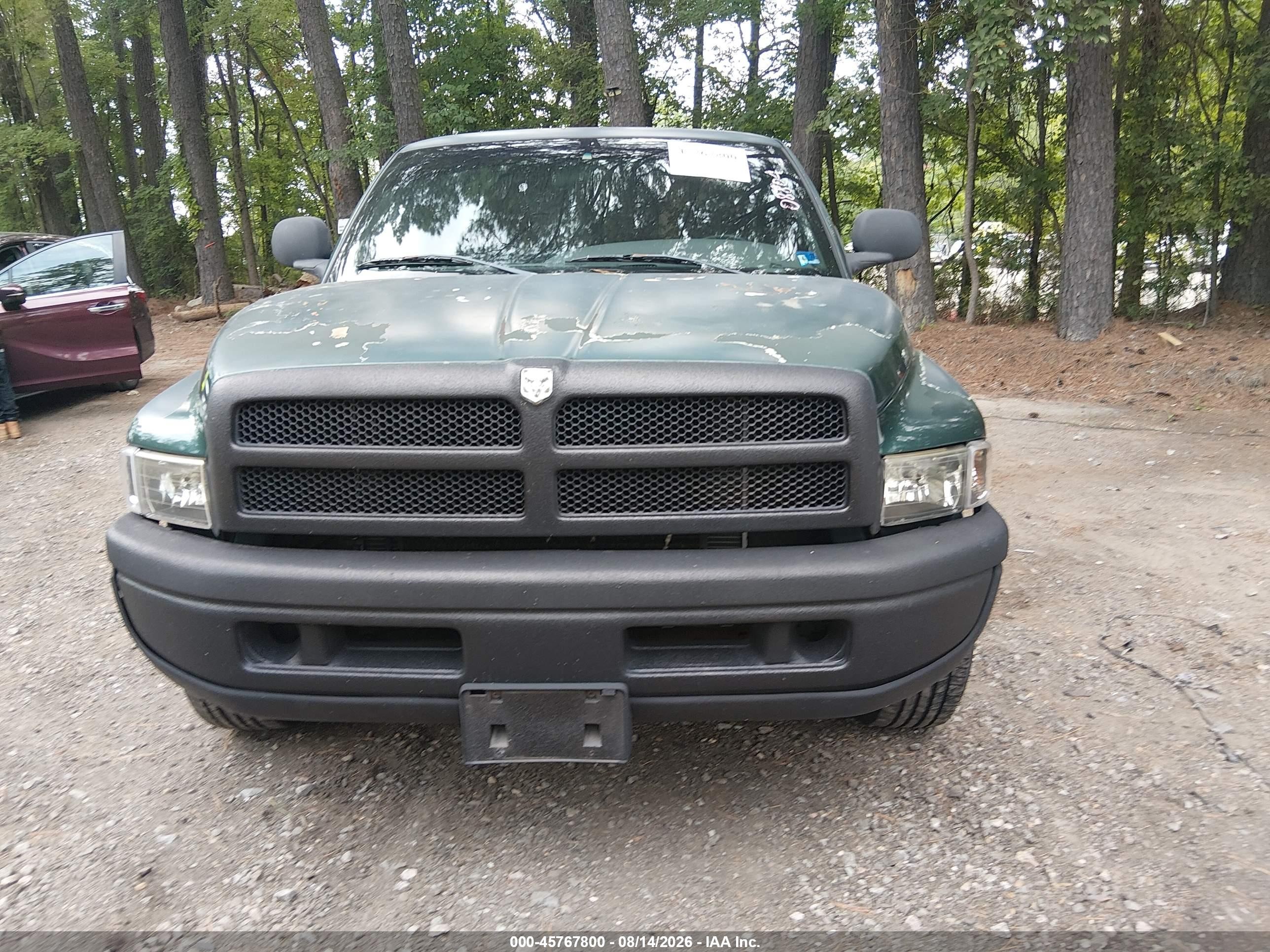 1999 Dodge Ram 2500 St Green vin: 3B7KC26Z9XM575089