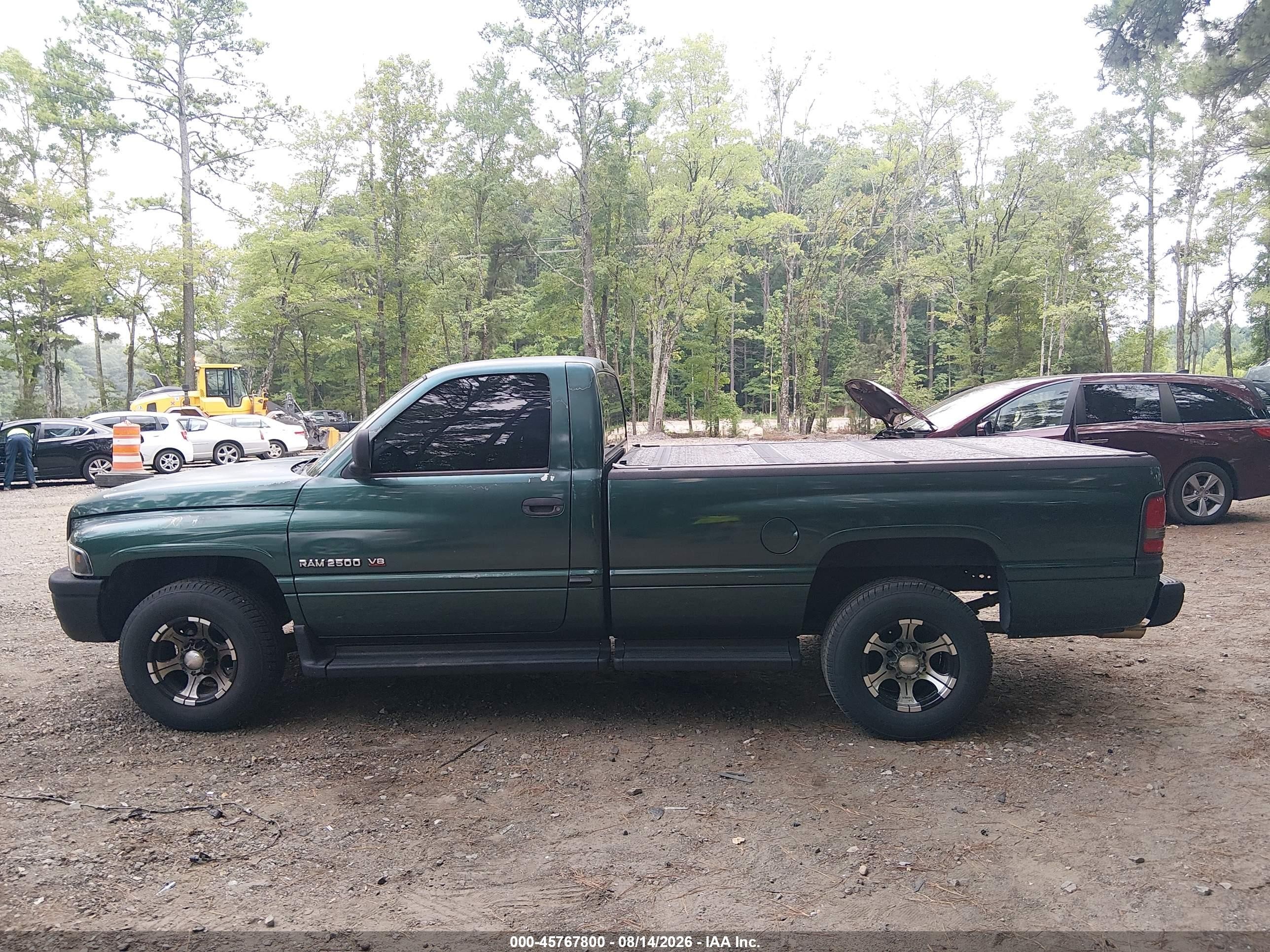 1999 Dodge Ram 2500 St Green vin: 3B7KC26Z9XM575089