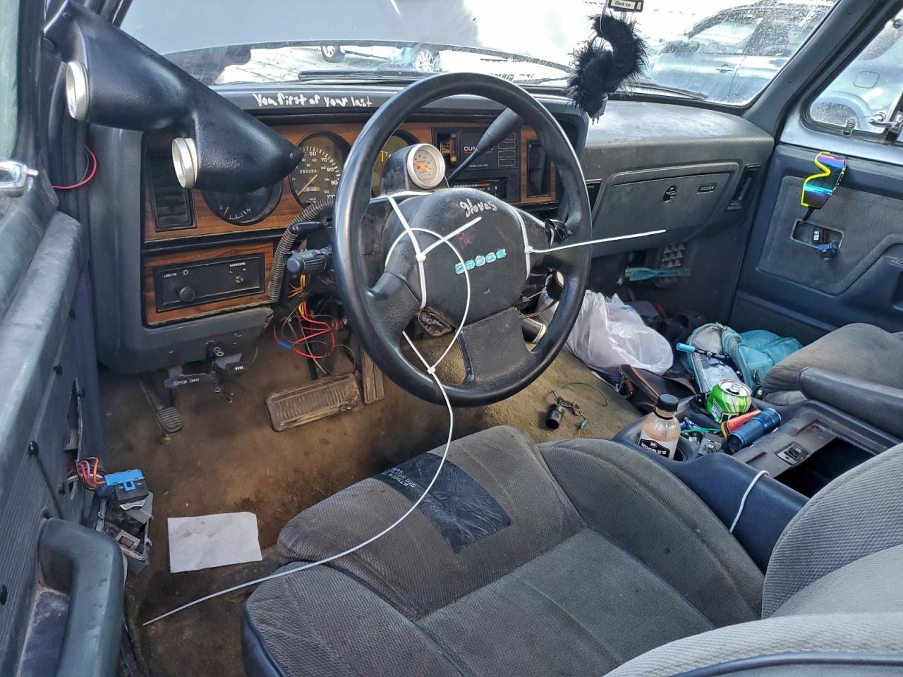 1993 Dodge D-series D200 Gray vin: 3B7KE23C0PM138396