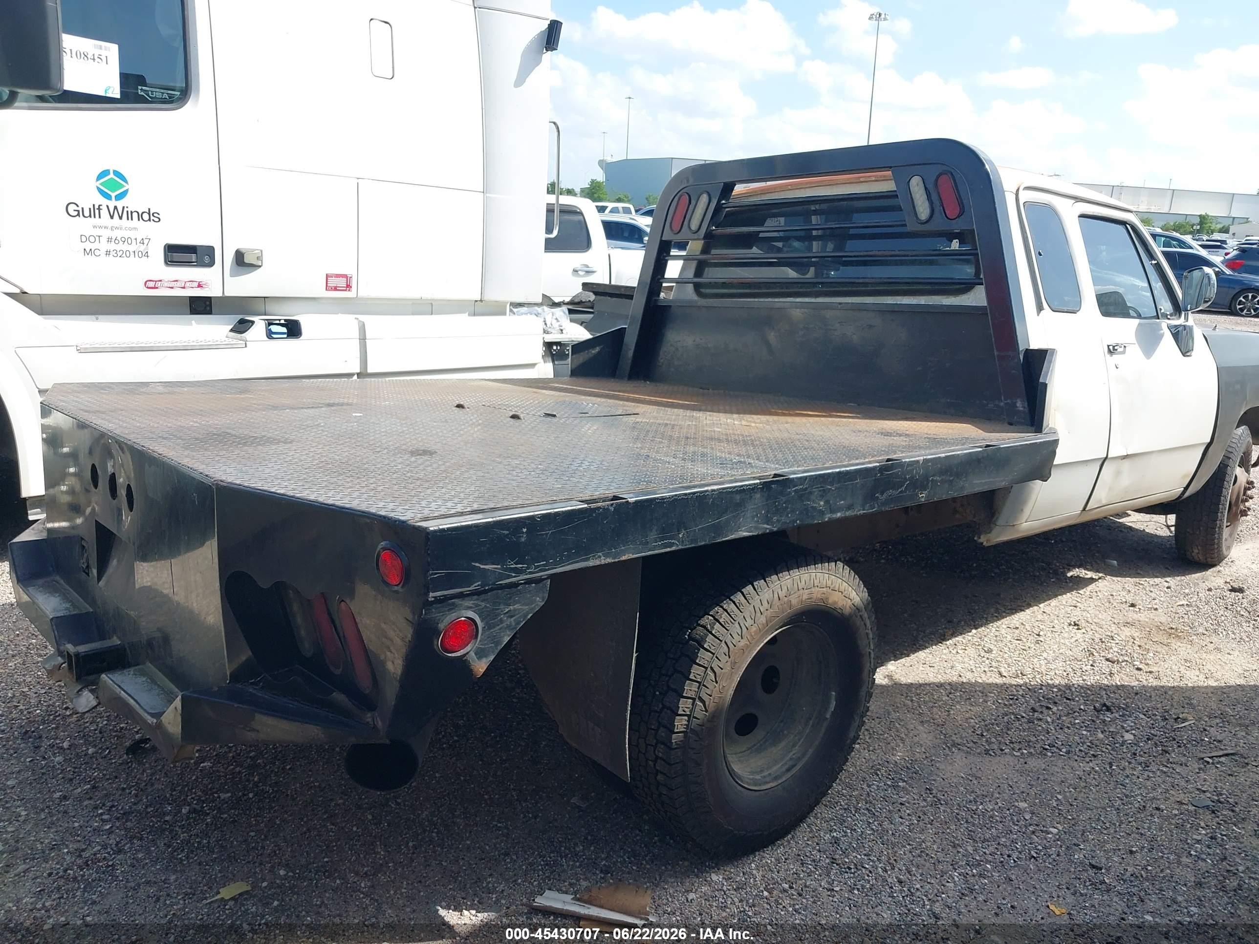 1993 Dodge D-series D200/d250 White vin: 3B7KE23C6PM146910