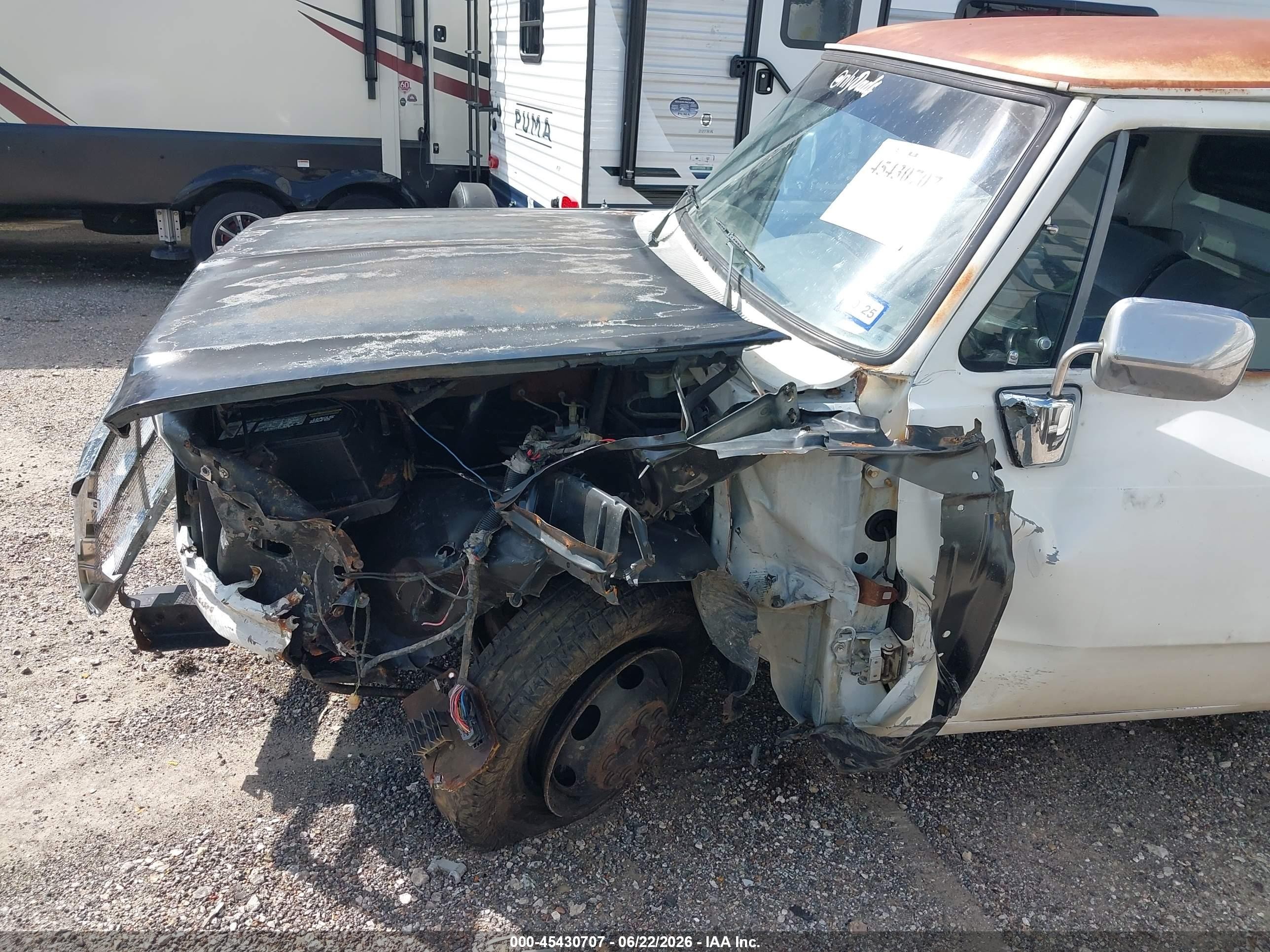 1993 Dodge D-series D200/d250 White vin: 3B7KE23C6PM146910
