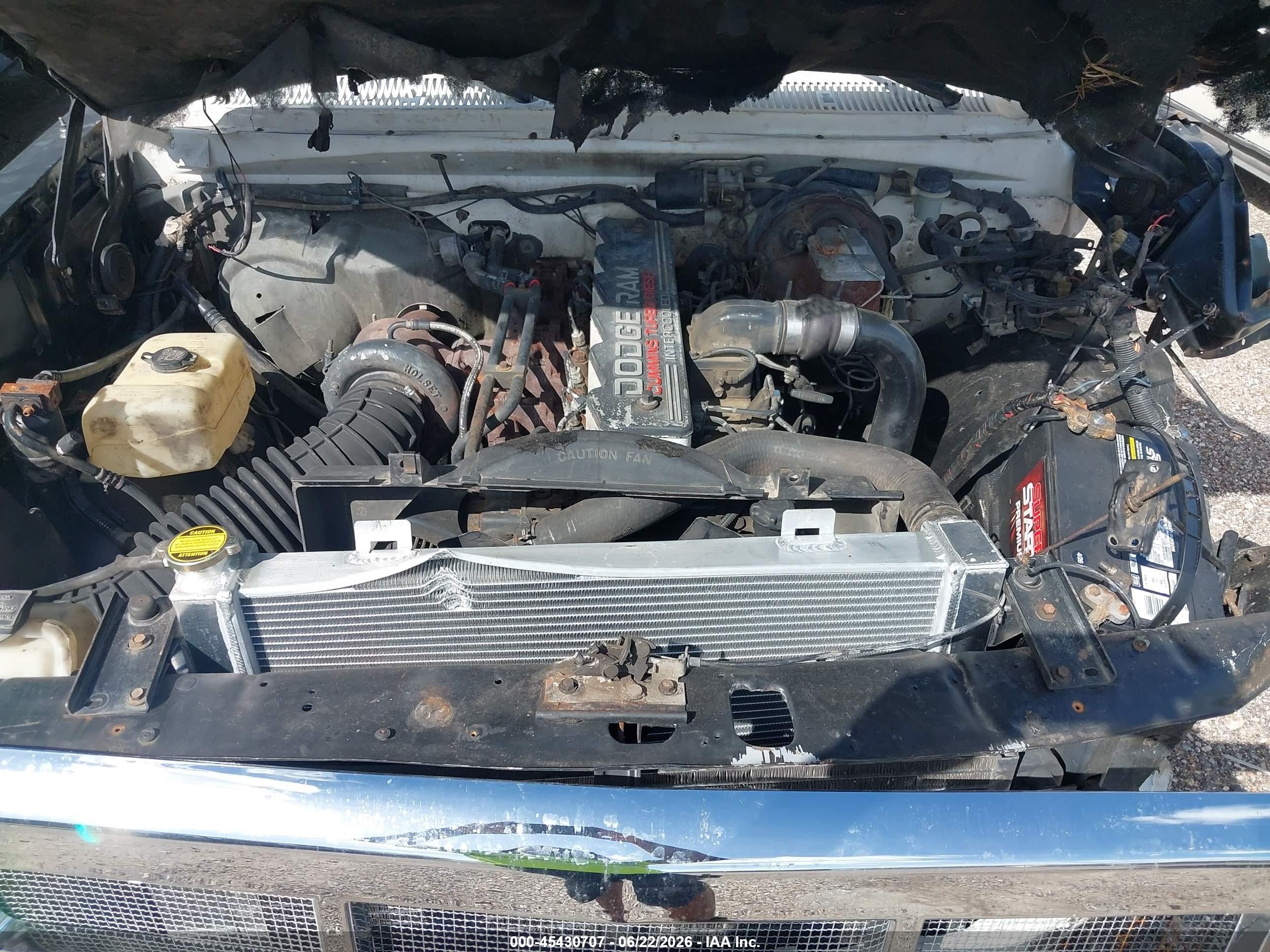 1993 Dodge D-series D200/d250 White vin: 3B7KE23C6PM146910