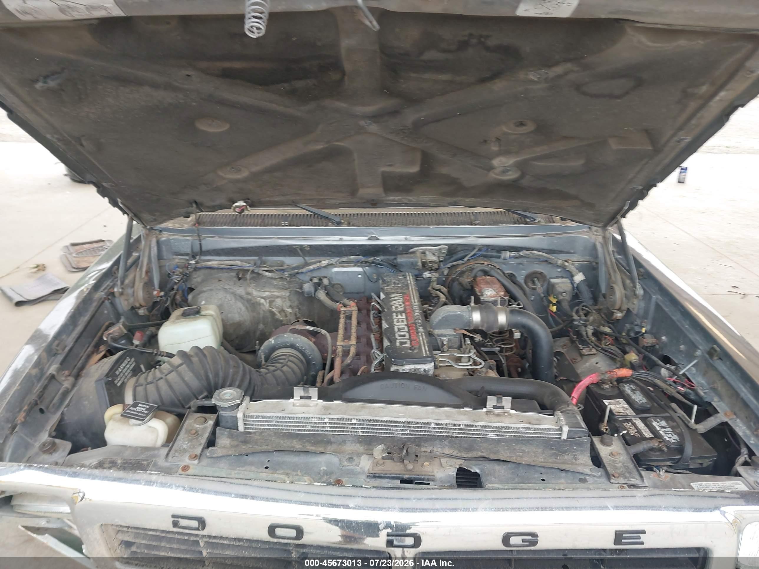 1992 Dodge D-series D200/d250 Silver vin: 3B7KE23C7NM561926