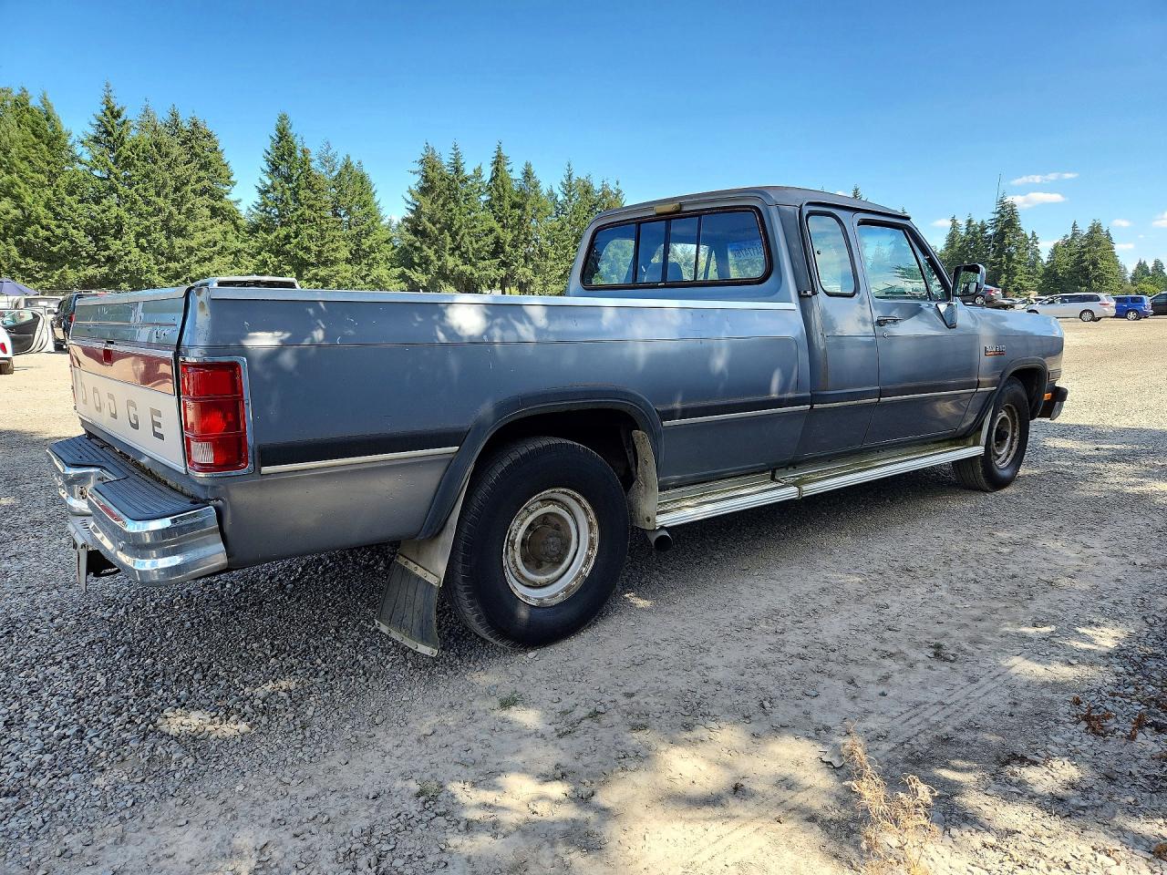 1993 Dodge D-series D200 Gray vin: 3B7KE23C8PM153745