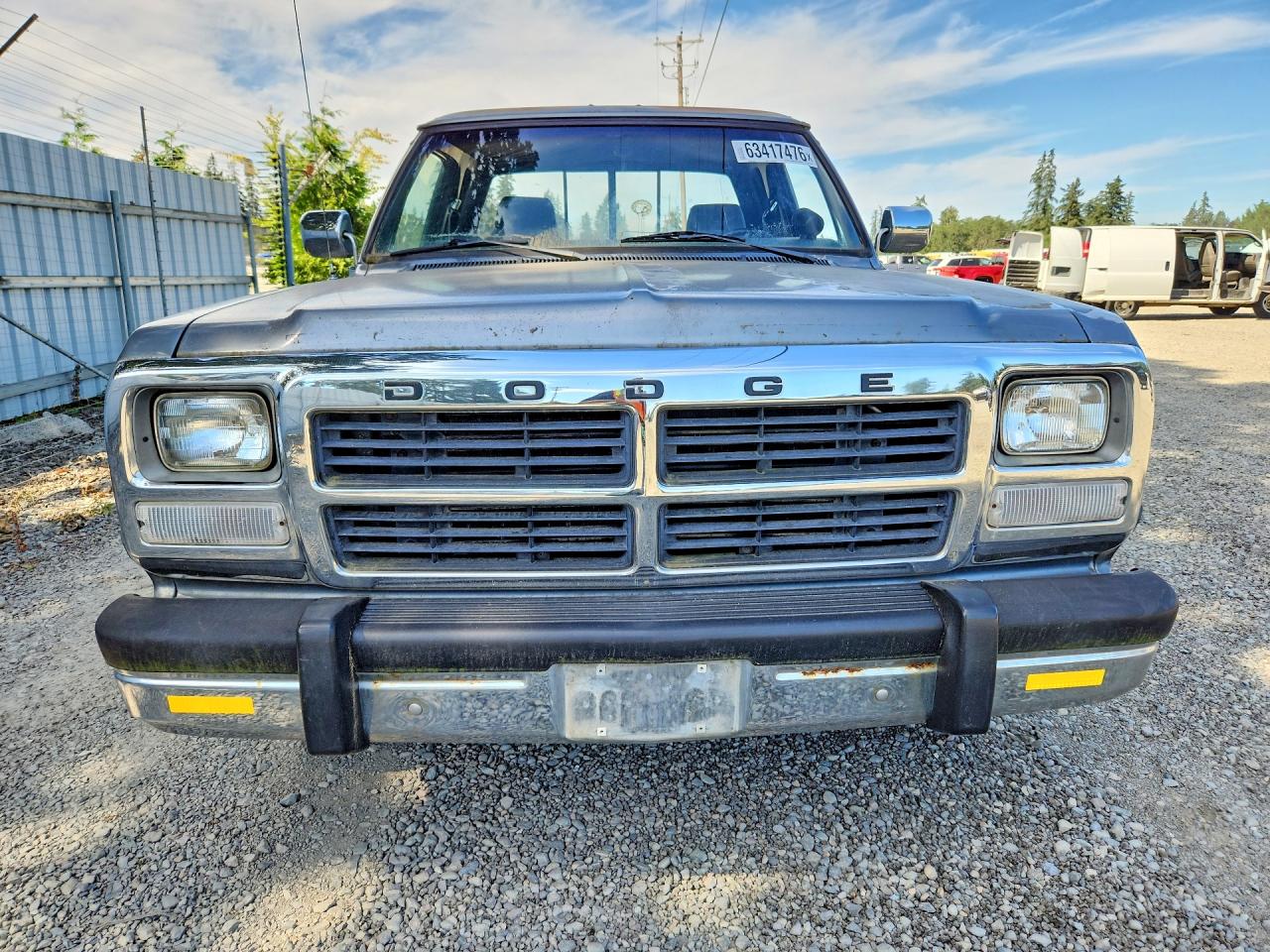 1993 Dodge D-series D200 Gray vin: 3B7KE23C8PM153745