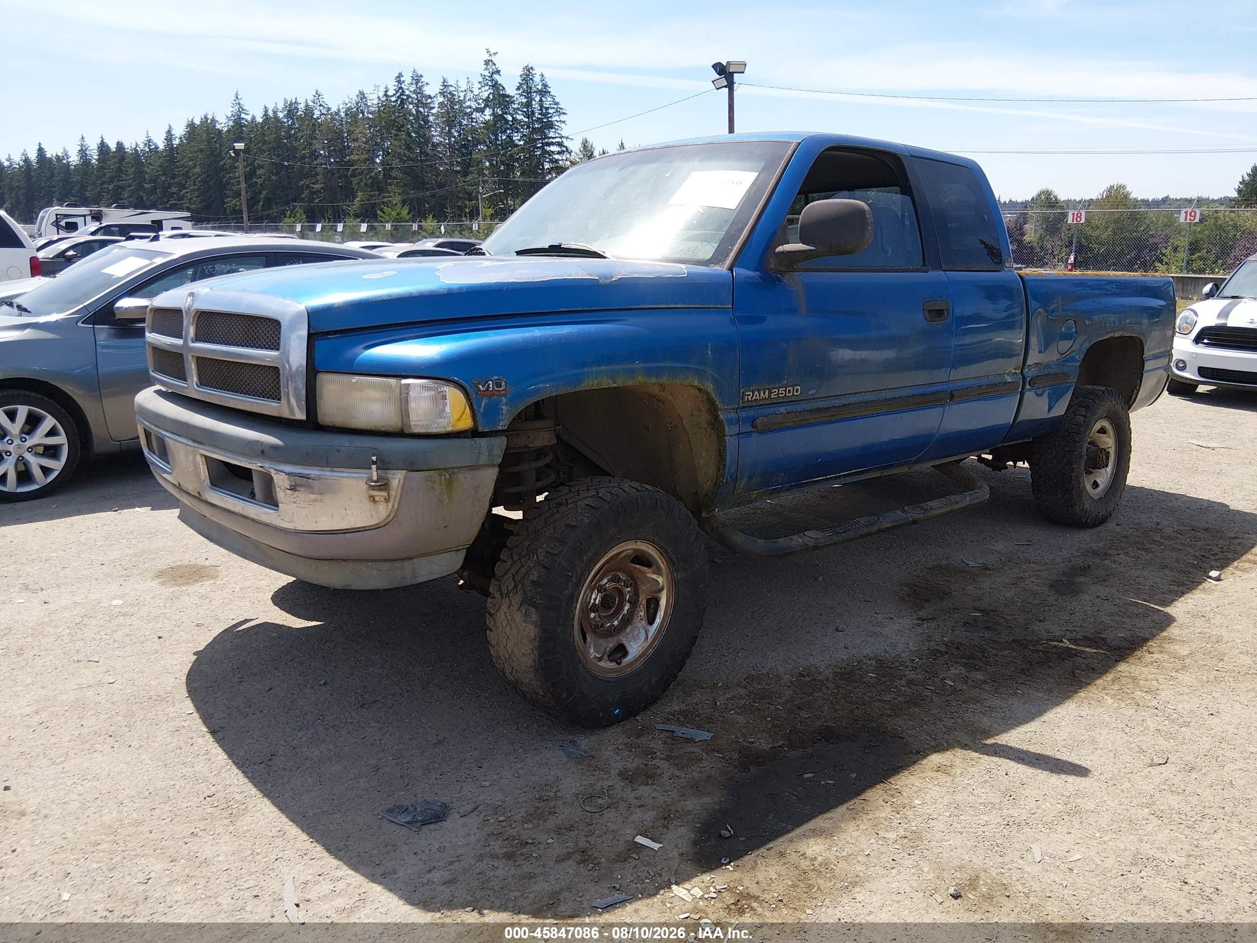 1998 Dodge Ram 2500 St Blue vin: 3B7KF22W2WG236951