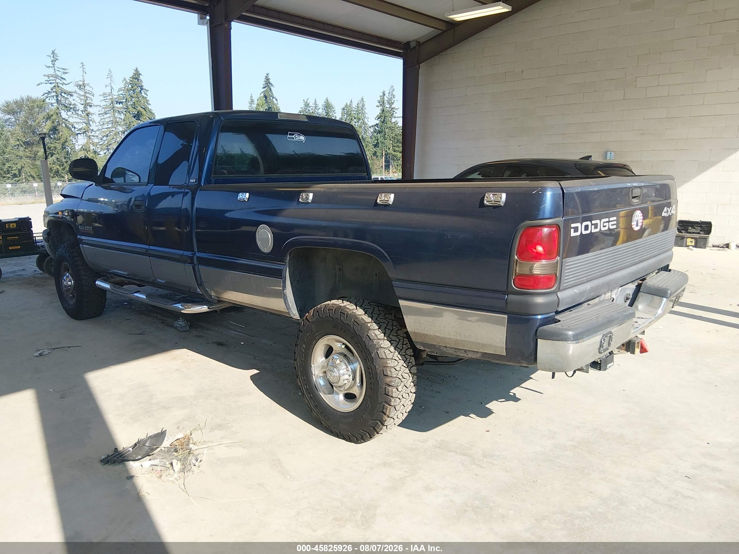 2001 Dodge Ram 2500 St Blue vin: 3B7KF23601G181794