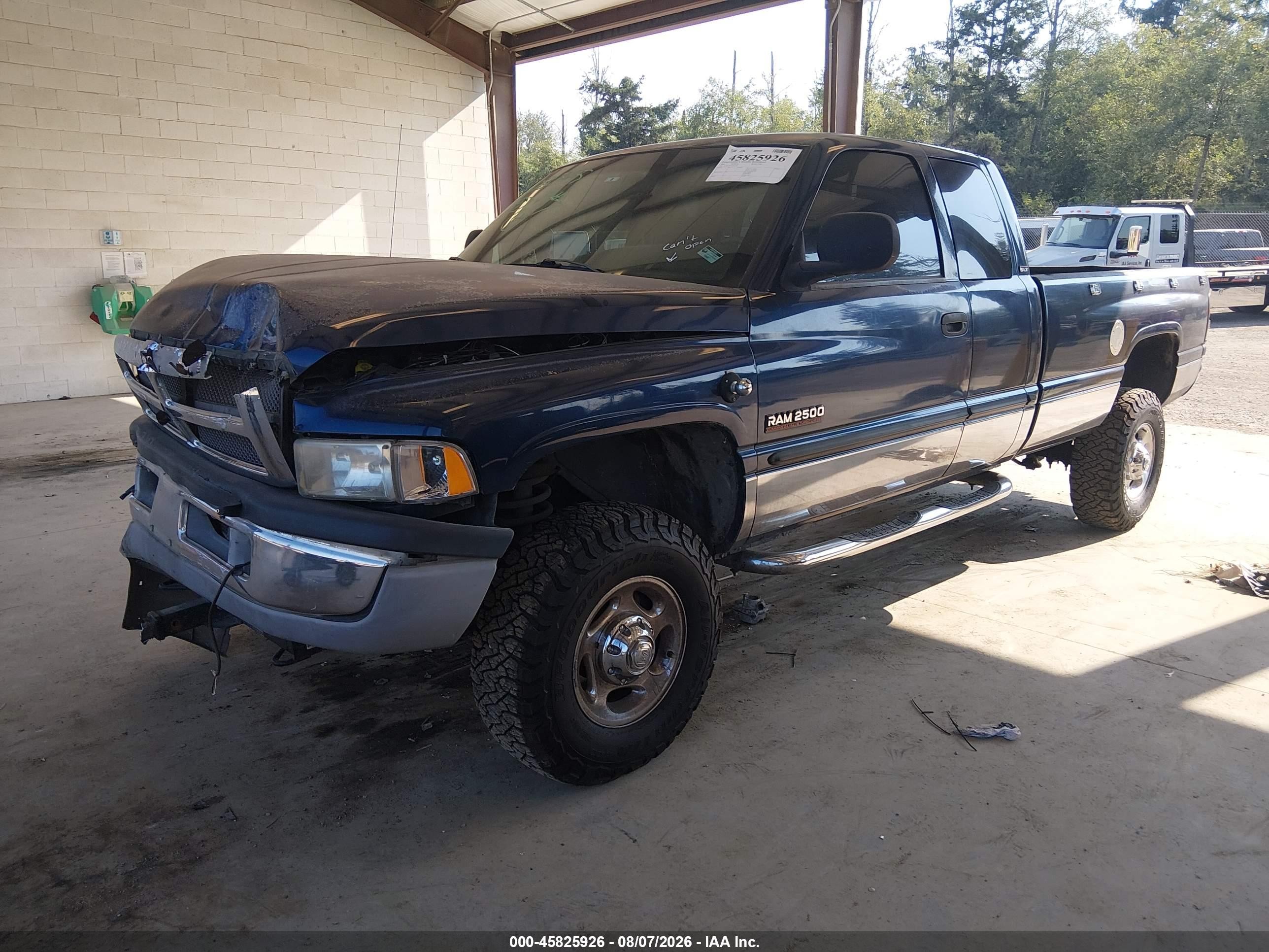 2001 Dodge Ram 2500 St Blue vin: 3B7KF23601G181794