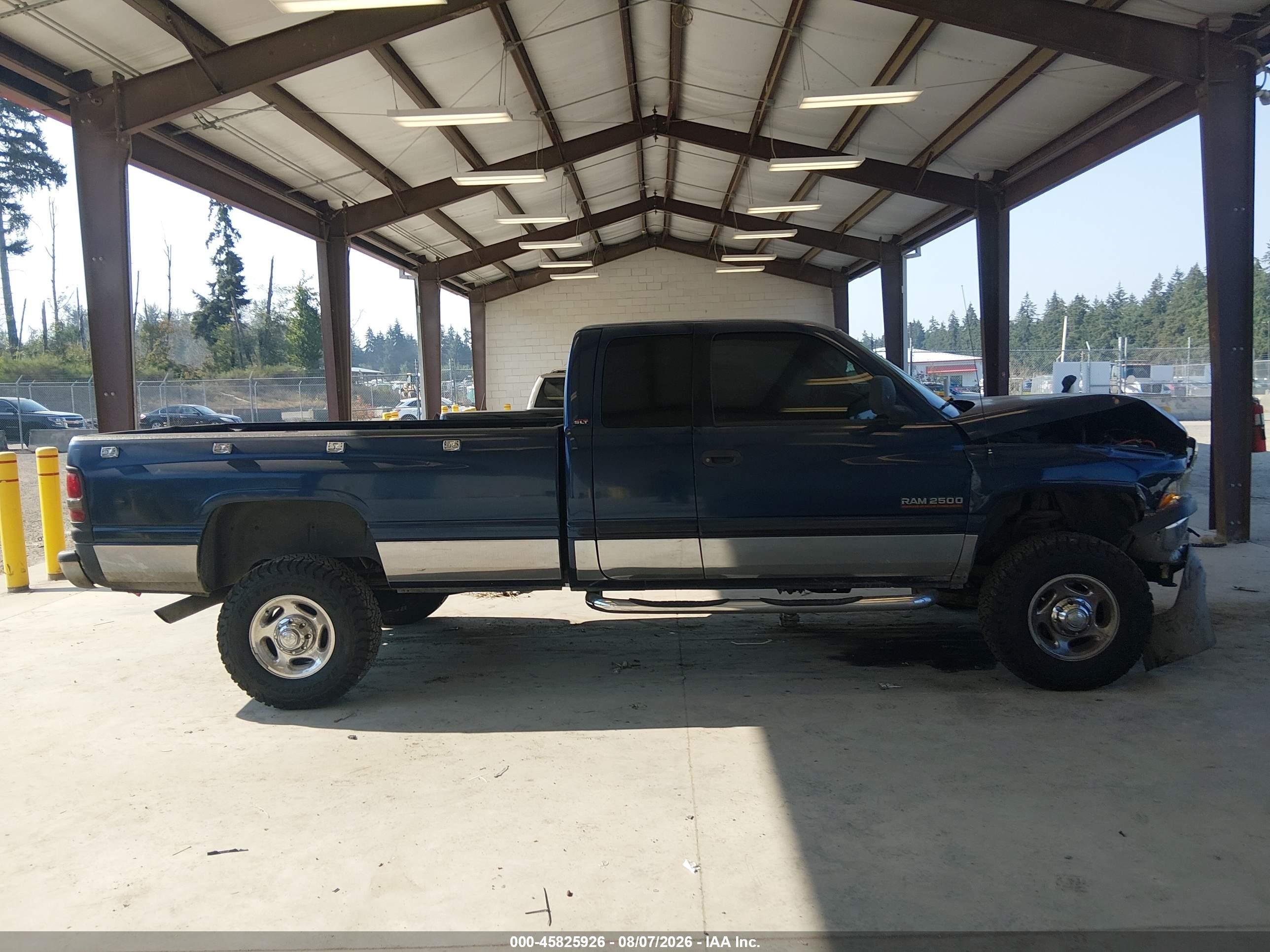 2001 Dodge Ram 2500 St Blue vin: 3B7KF23601G181794
