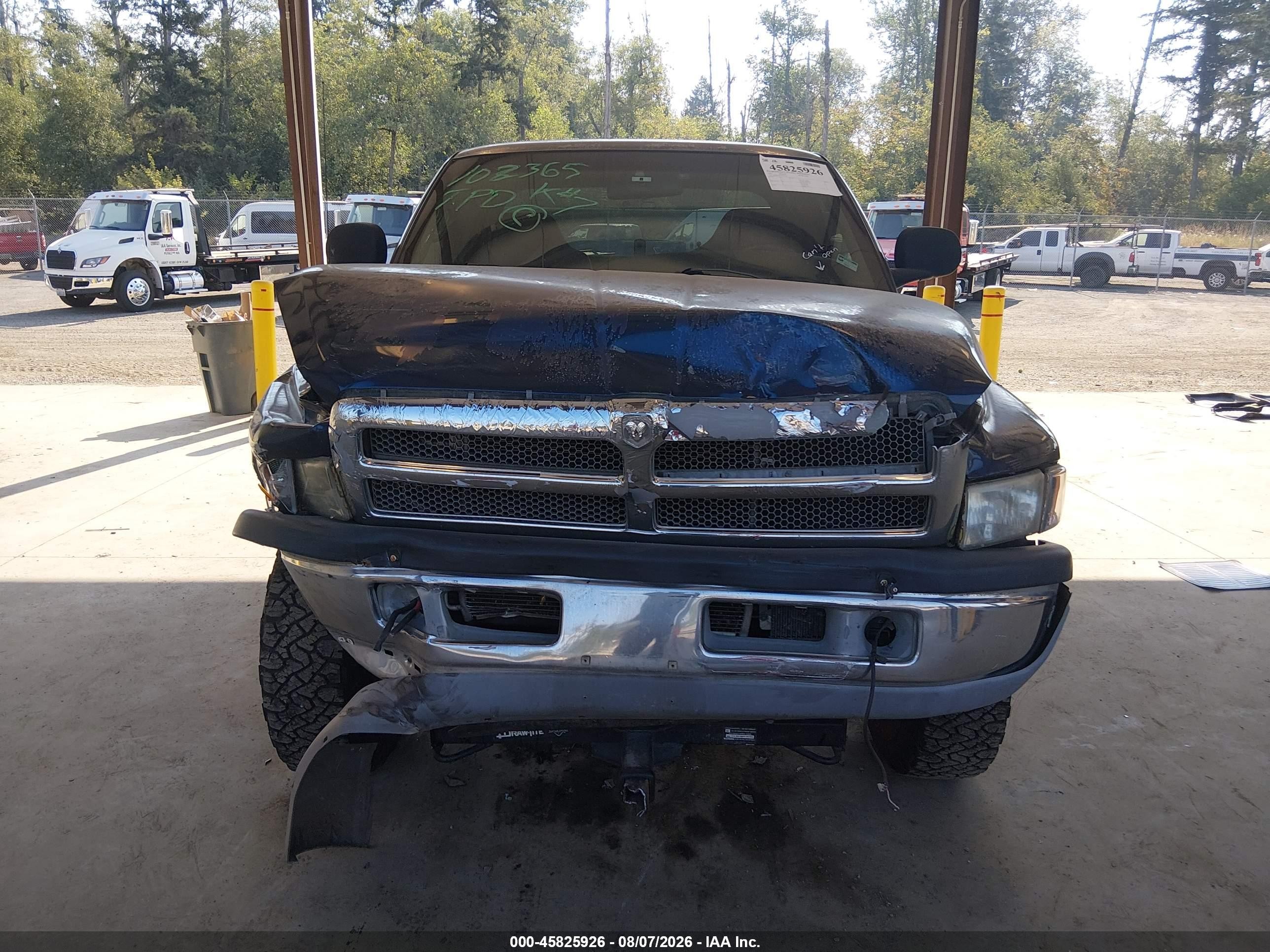 2001 Dodge Ram 2500 St Blue vin: 3B7KF23601G181794