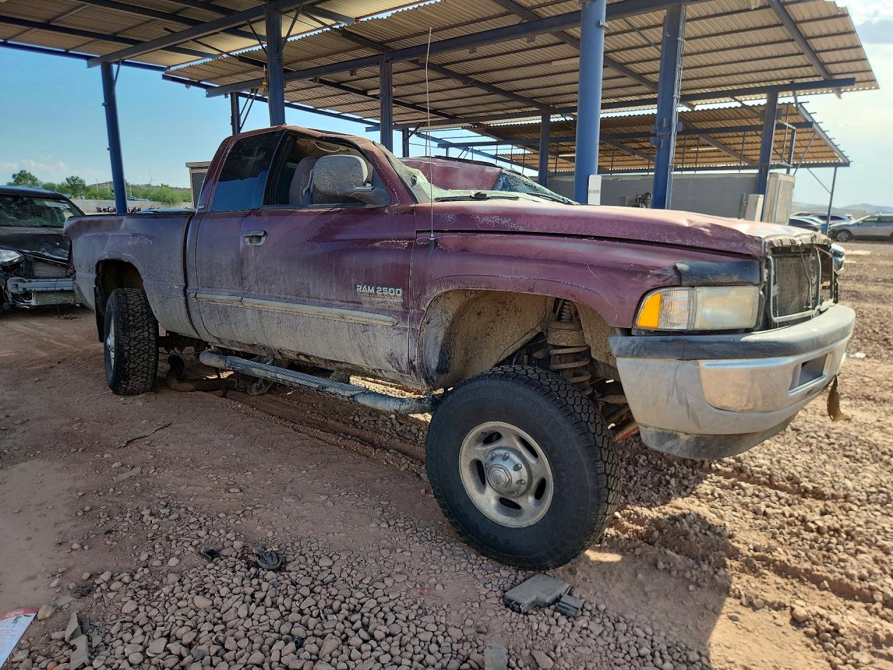 2001 Dodge Ram 2500 Burgundy vin: 3B7KF23601G205950
