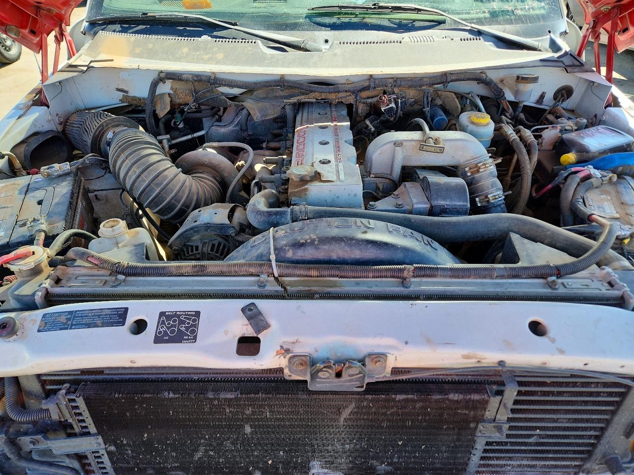 1999 Dodge Ram 2500 Белый vin: 3B7KF2360XG168164