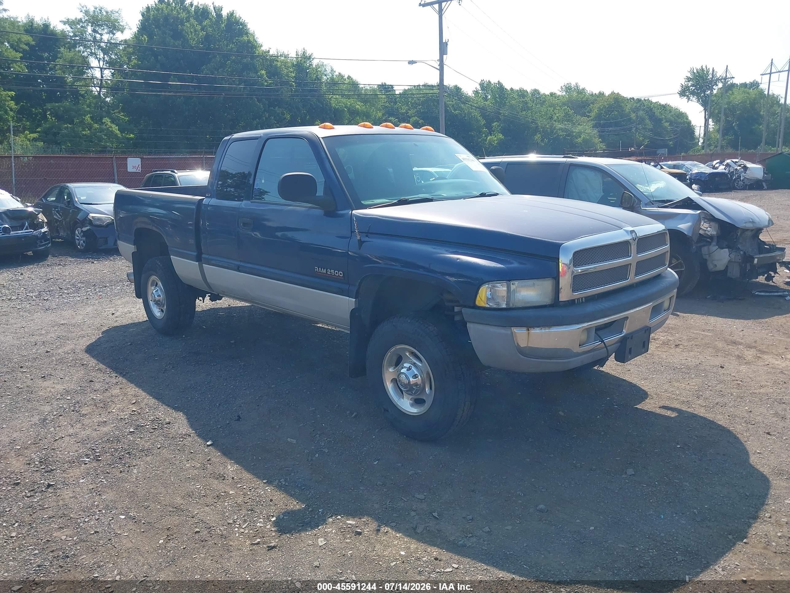 2002 Dodge Ram 2500 St Blue vin: 3B7KF23612M244789