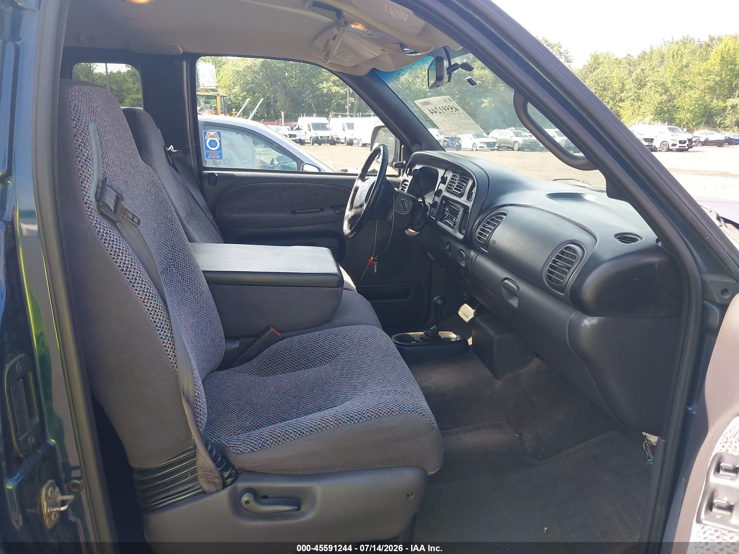 2002 Dodge Ram 2500 St Синий vin: 3B7KF23612M244789