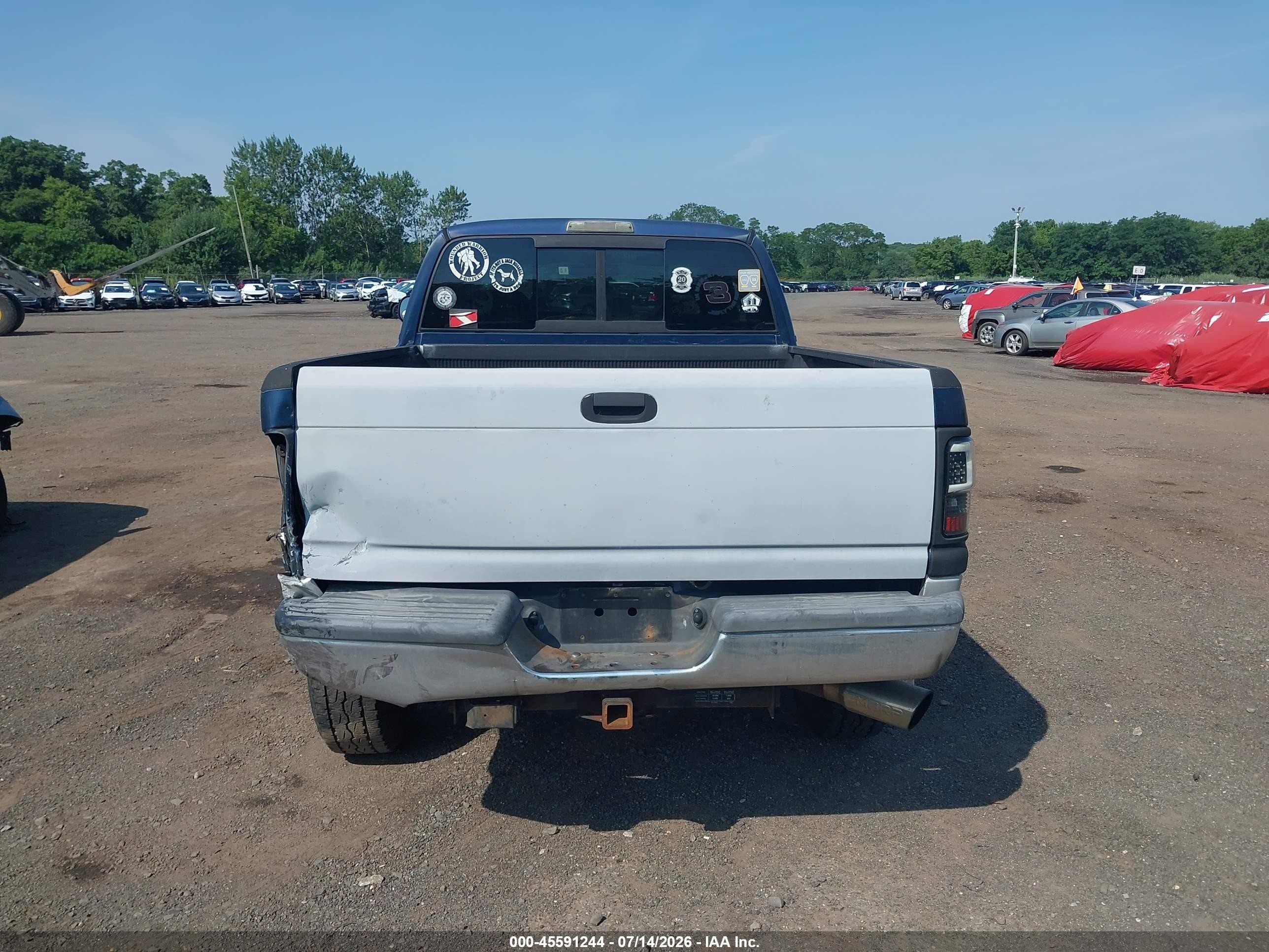 2002 Dodge Ram 2500 St Синий vin: 3B7KF23612M244789