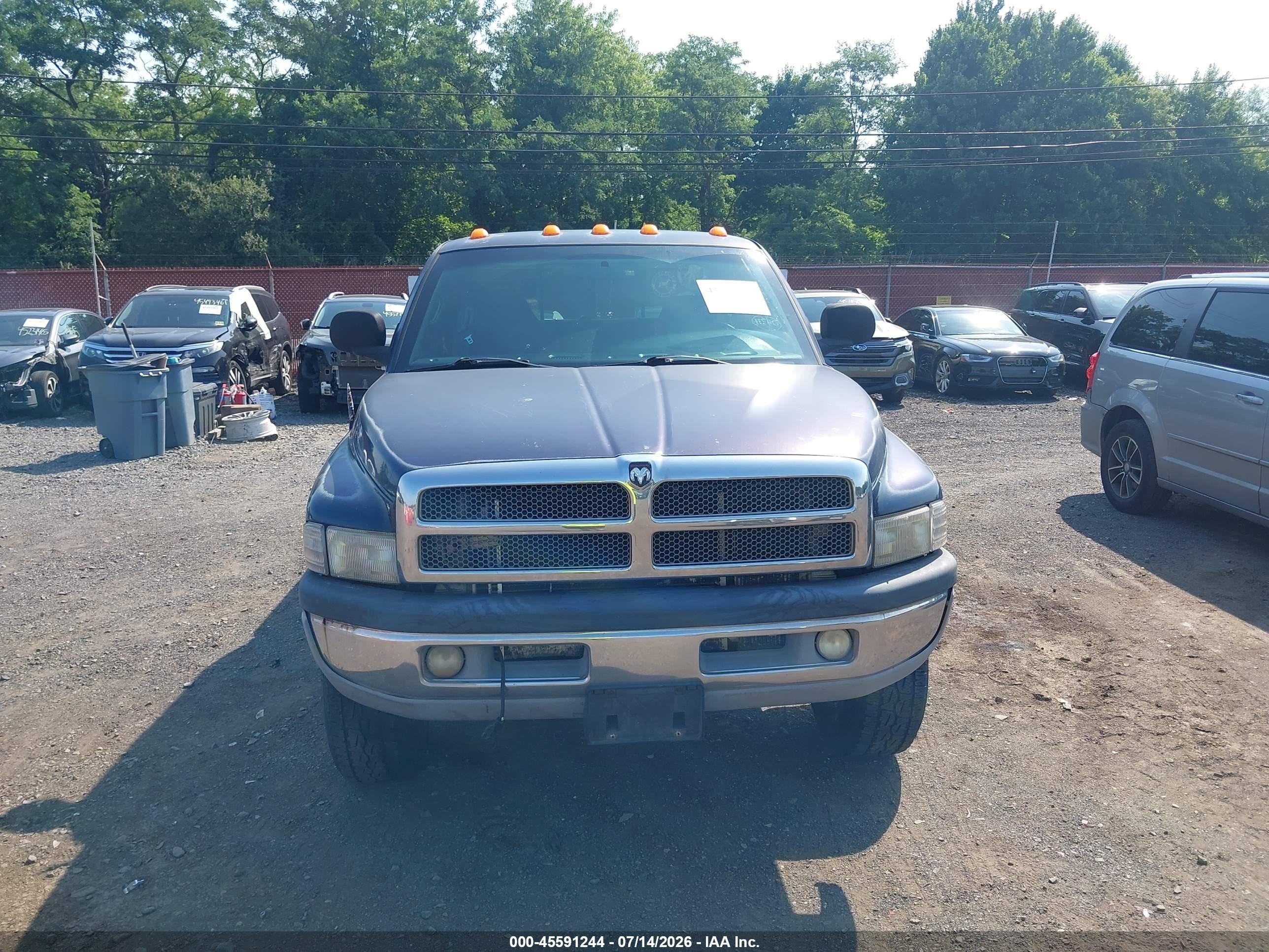 2002 Dodge Ram 2500 St Синий vin: 3B7KF23612M244789