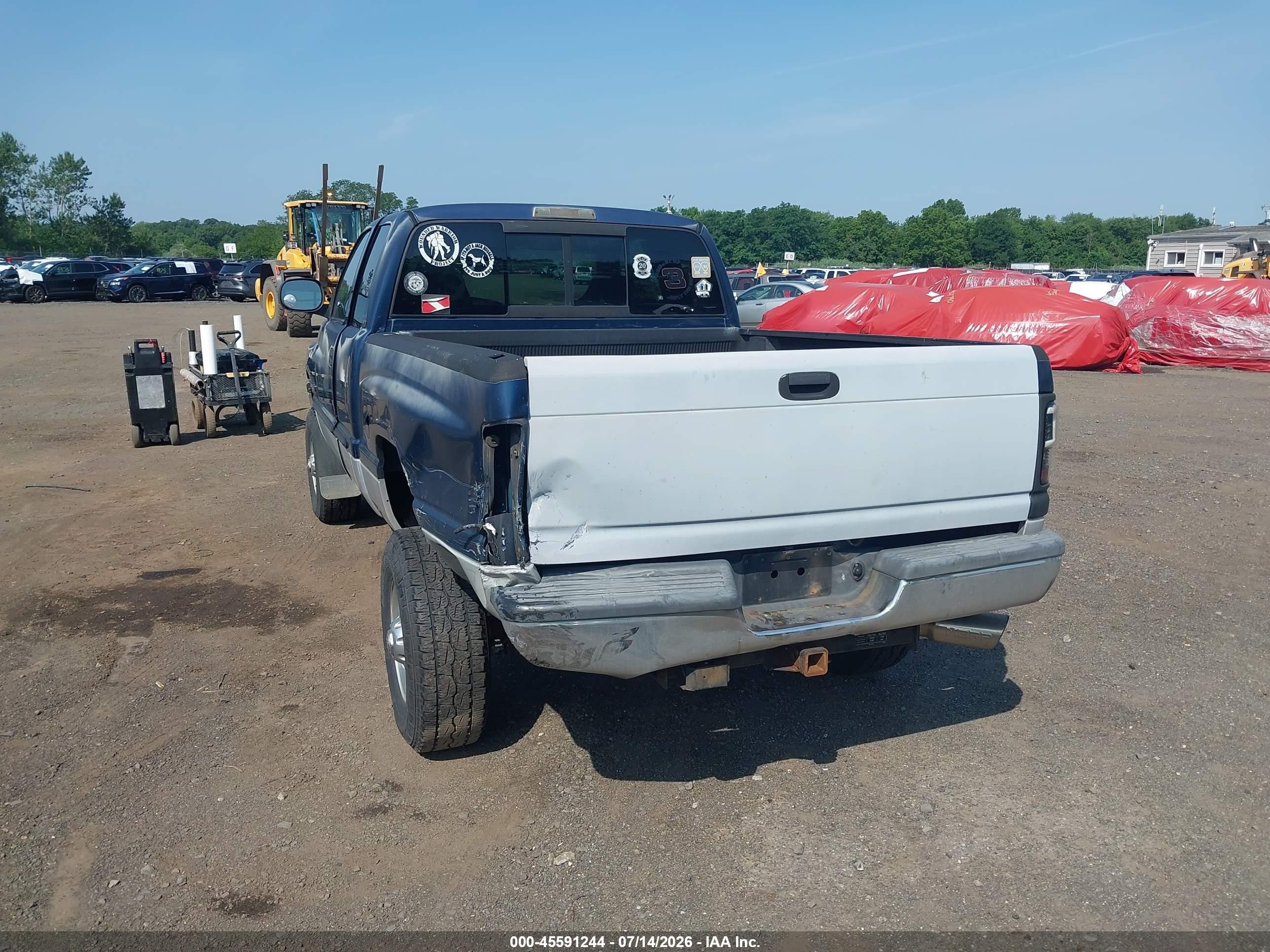 2002 Dodge Ram 2500 St Синий vin: 3B7KF23612M244789