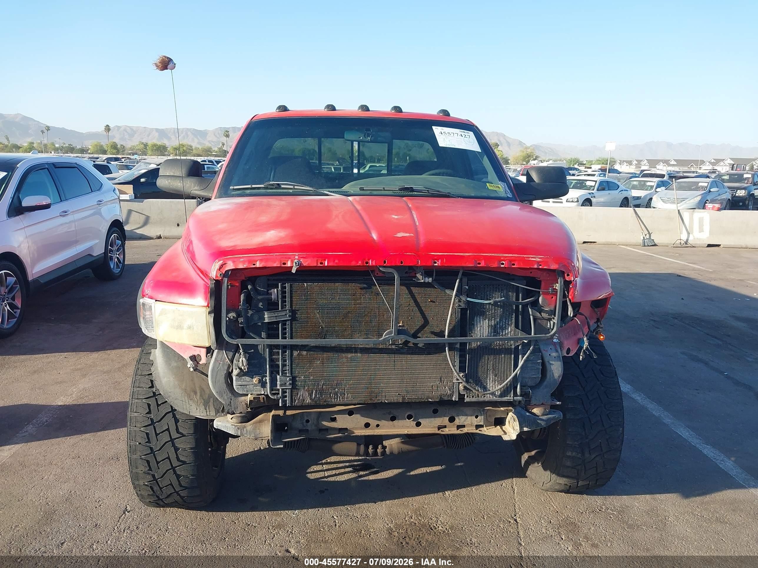 2000 Dodge Ram 2500 St Red vin: 3B7KF2362YG143977