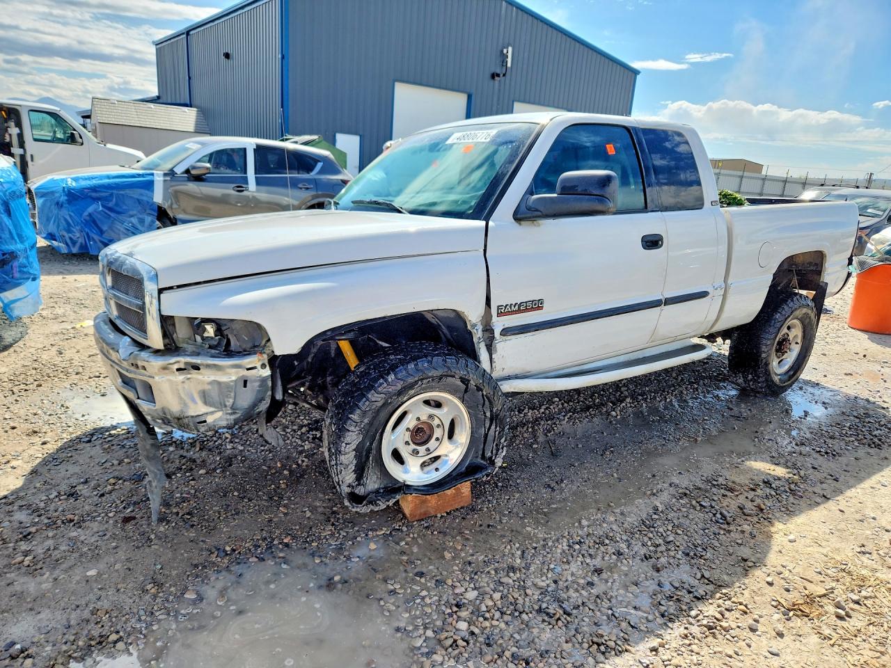 2002 Dodge Ram 2500 White vin: 3B7KF23642M266740