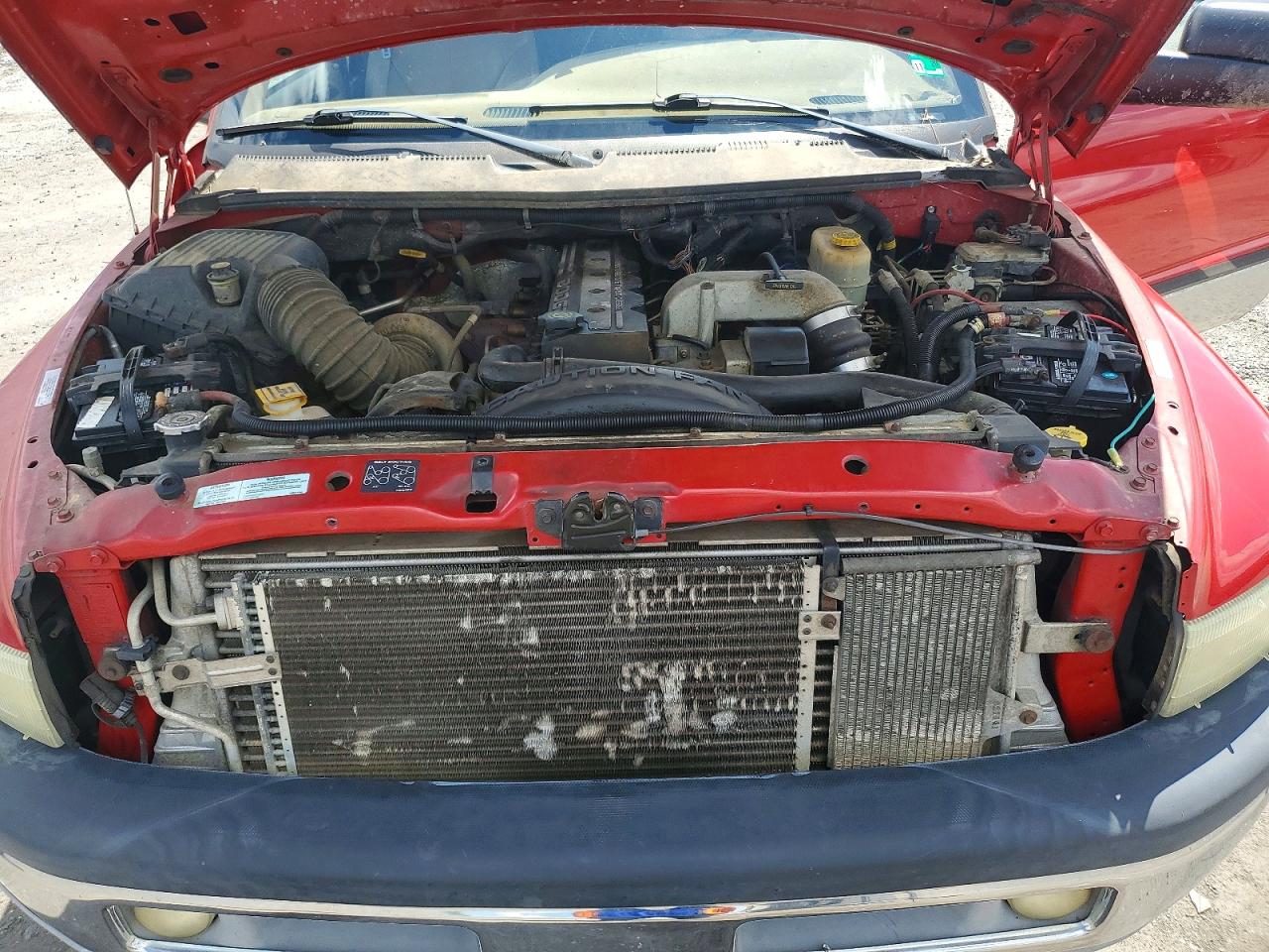 2002 Dodge Ram 2500 Красный vin: 3B7KF23652M314911