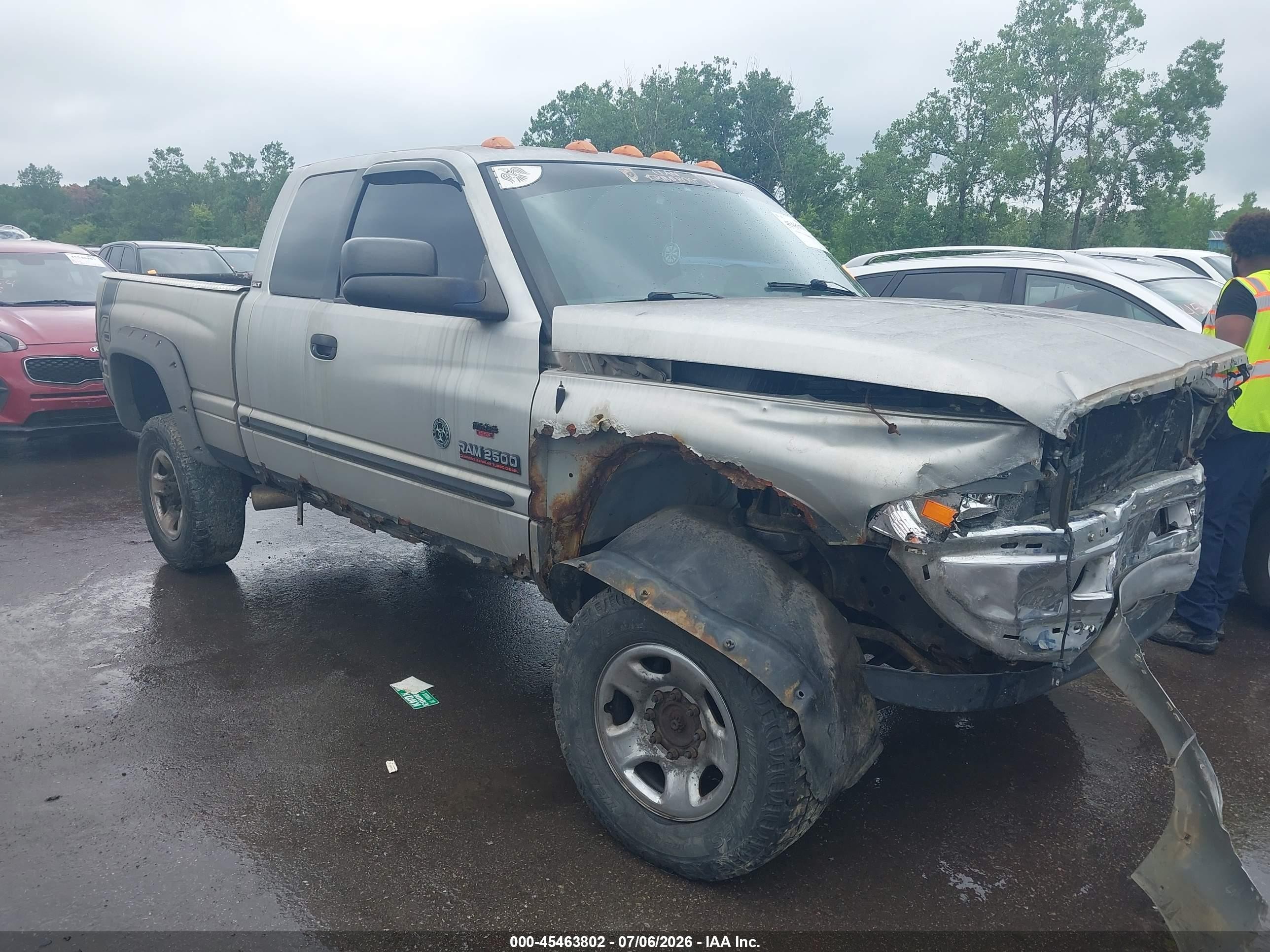 2001 Dodge Ram 2500 St Gray vin: 3B7KF23661G169214