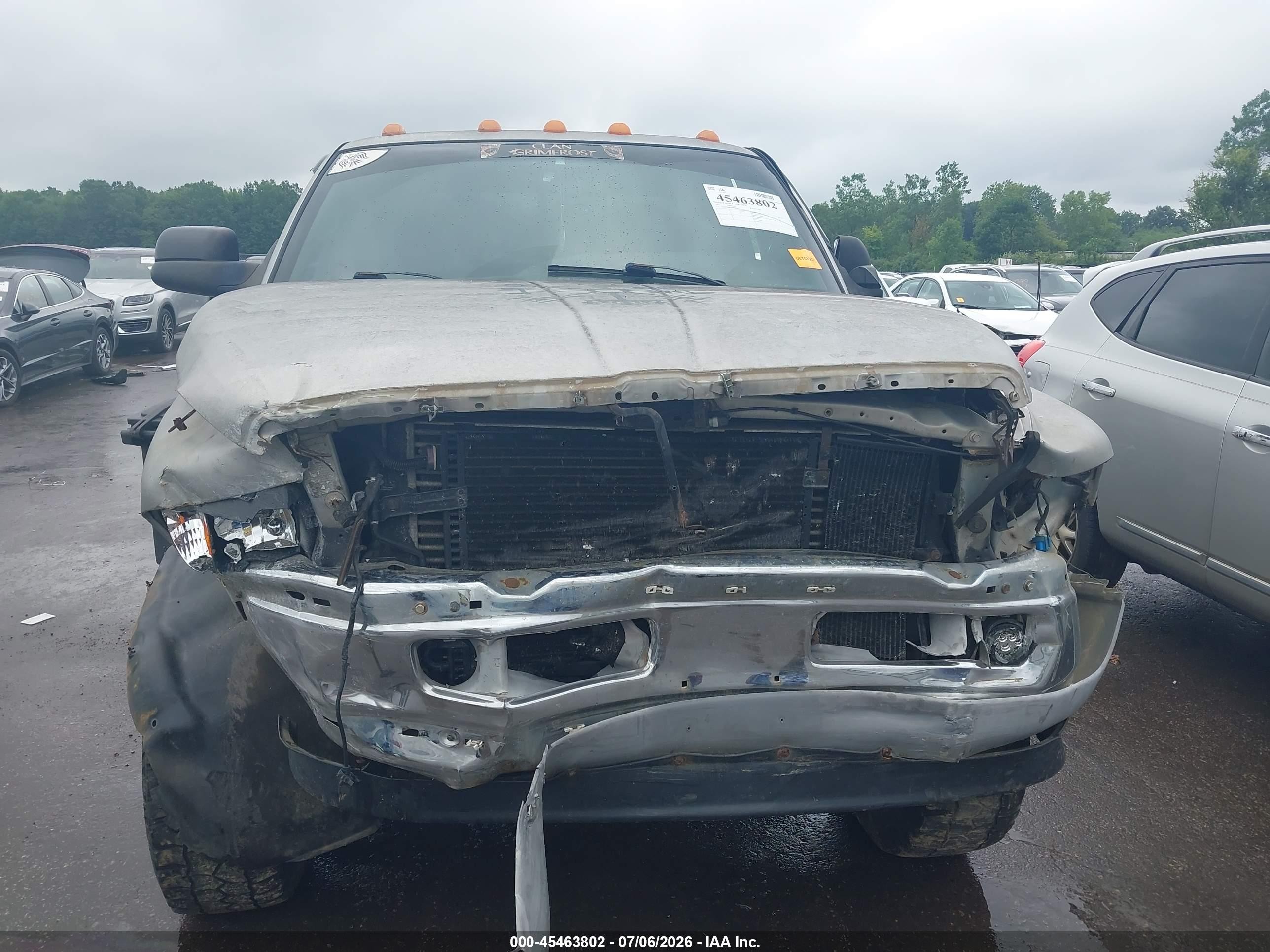 2001 Dodge Ram 2500 St Gray vin: 3B7KF23661G169214