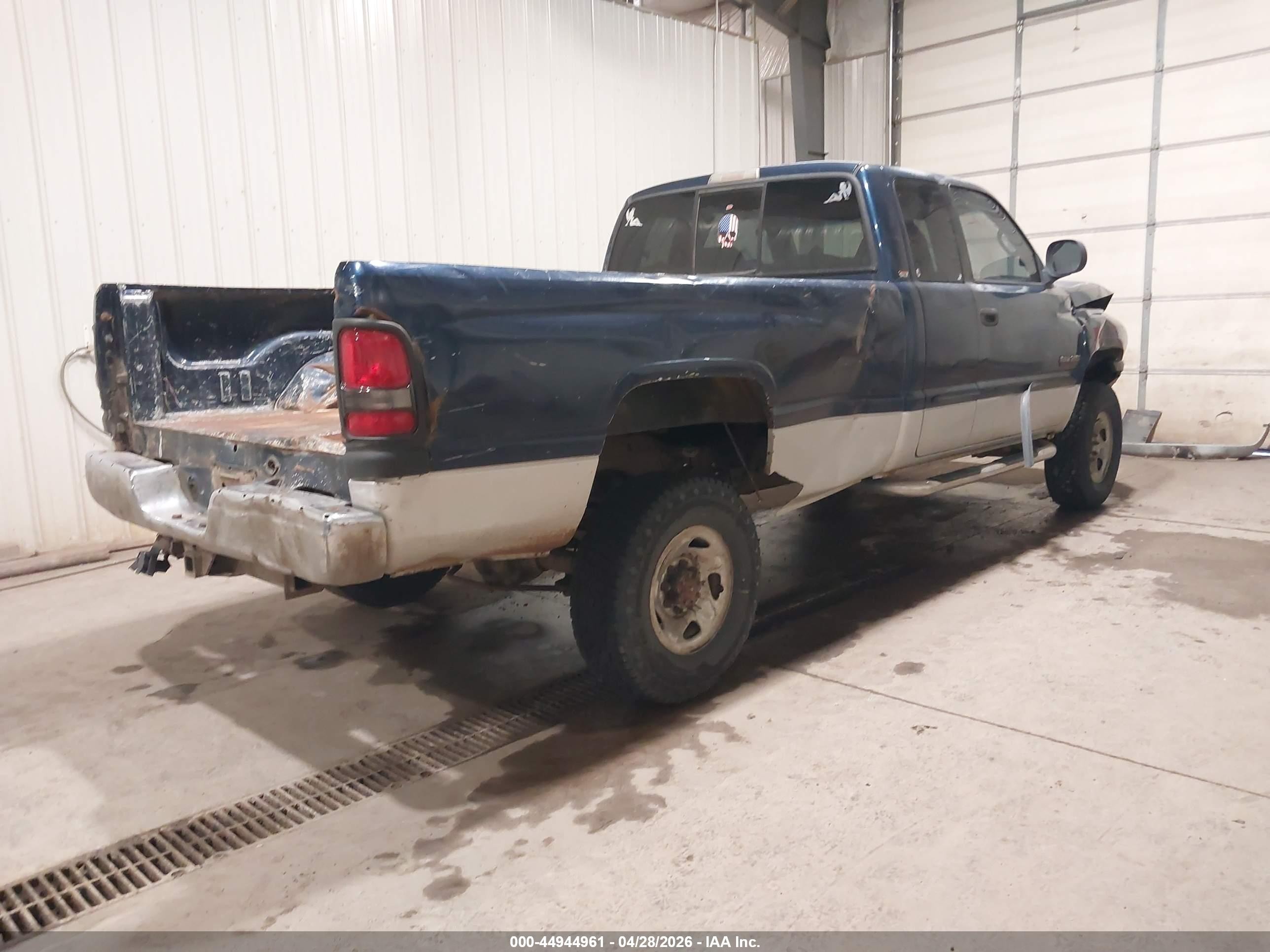 2002 Dodge Ram 2500 St Blue vin: 3B7KF23662M201274