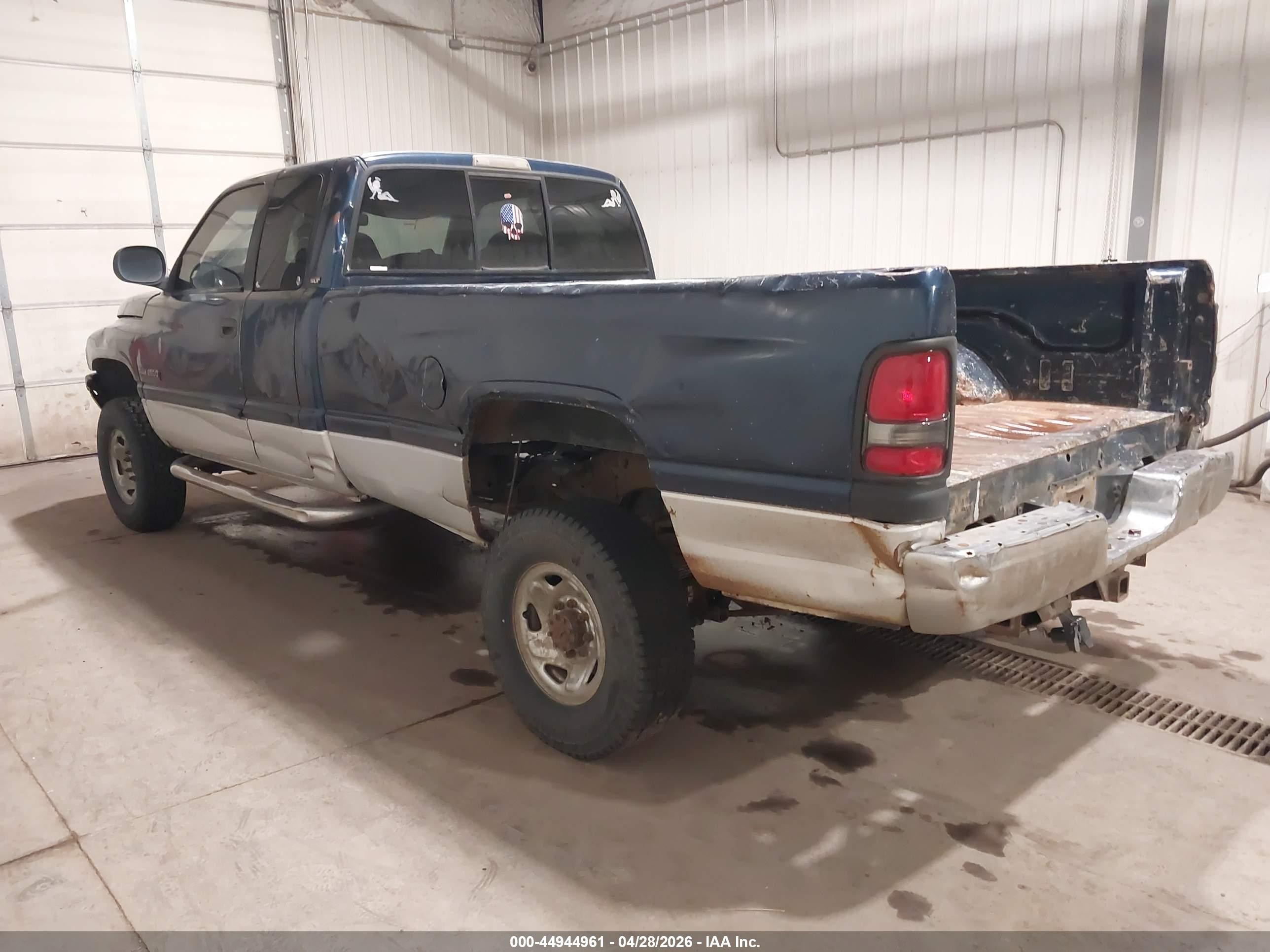 2002 Dodge Ram 2500 St Blue vin: 3B7KF23662M201274