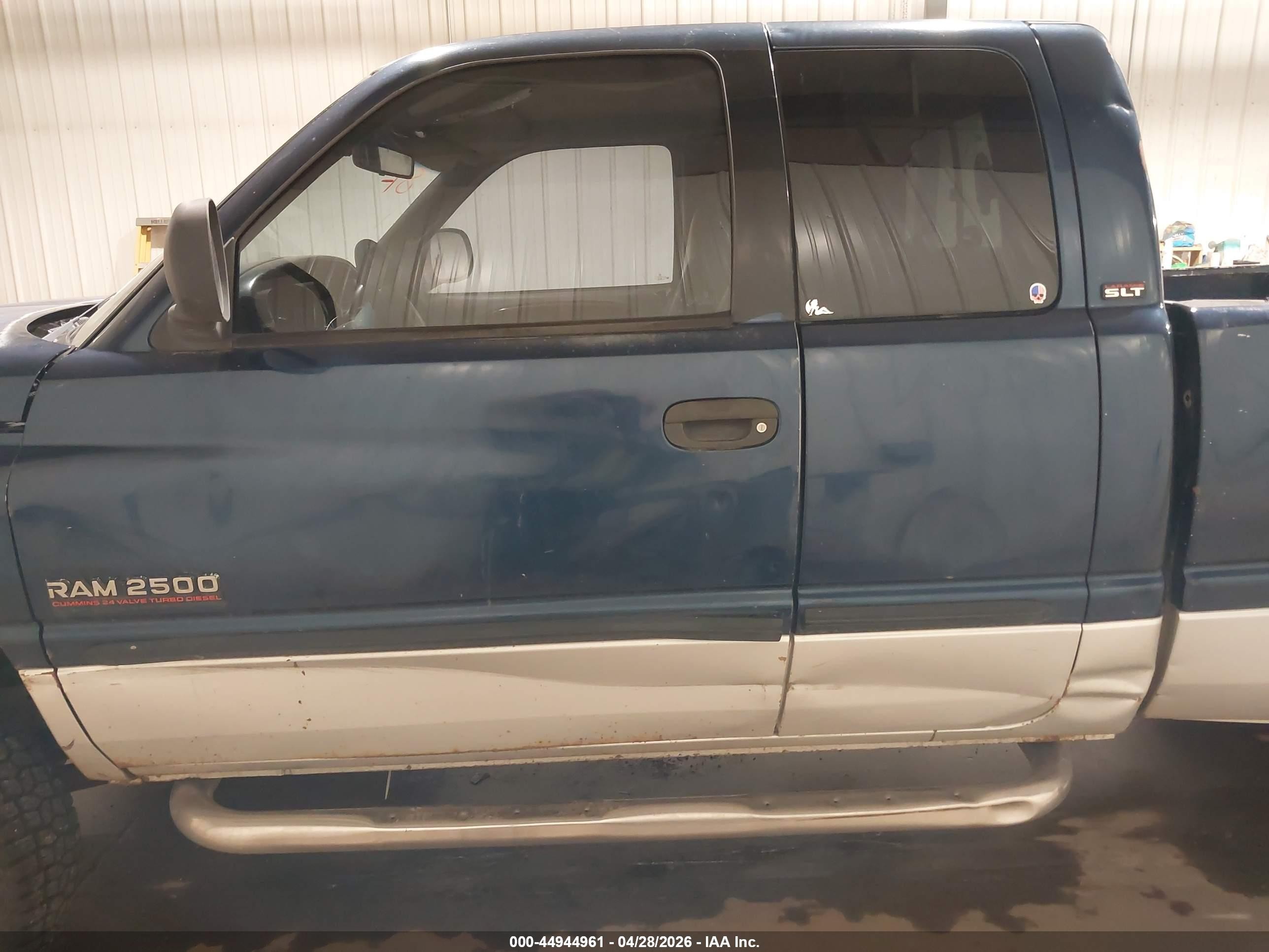2002 Dodge Ram 2500 St Blue vin: 3B7KF23662M201274