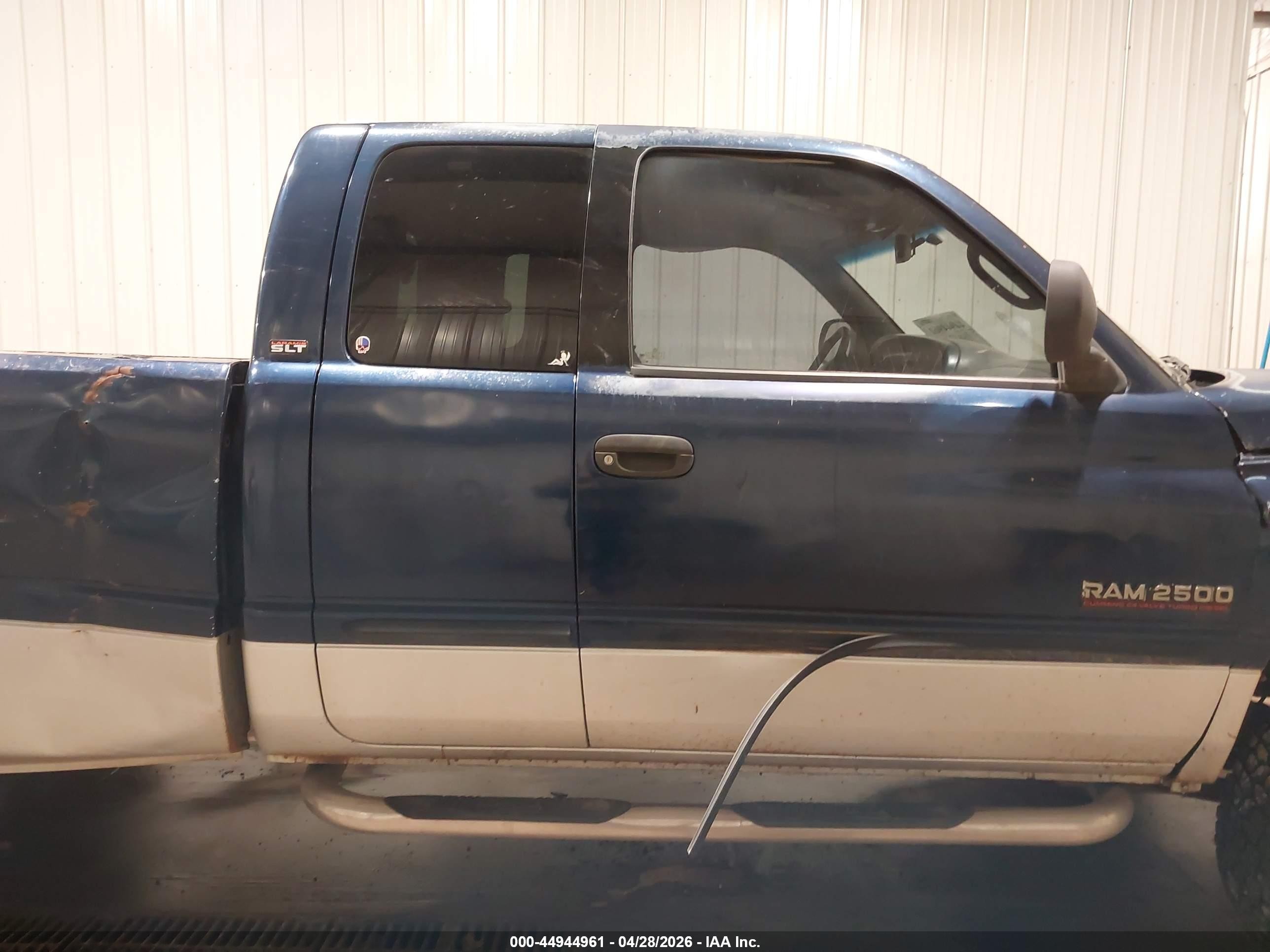 2002 Dodge Ram 2500 St Blue vin: 3B7KF23662M201274