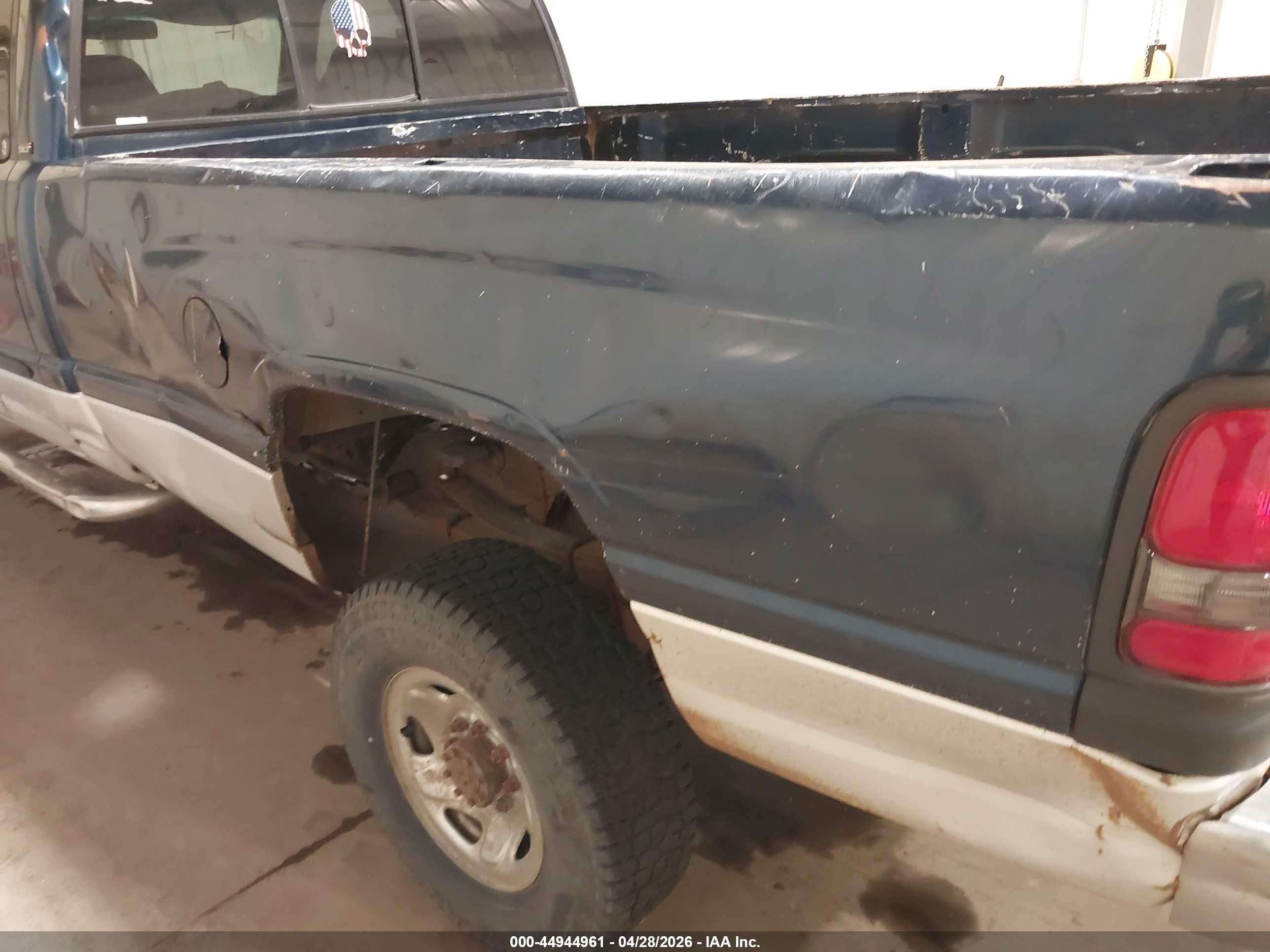 2002 Dodge Ram 2500 St Blue vin: 3B7KF23662M201274