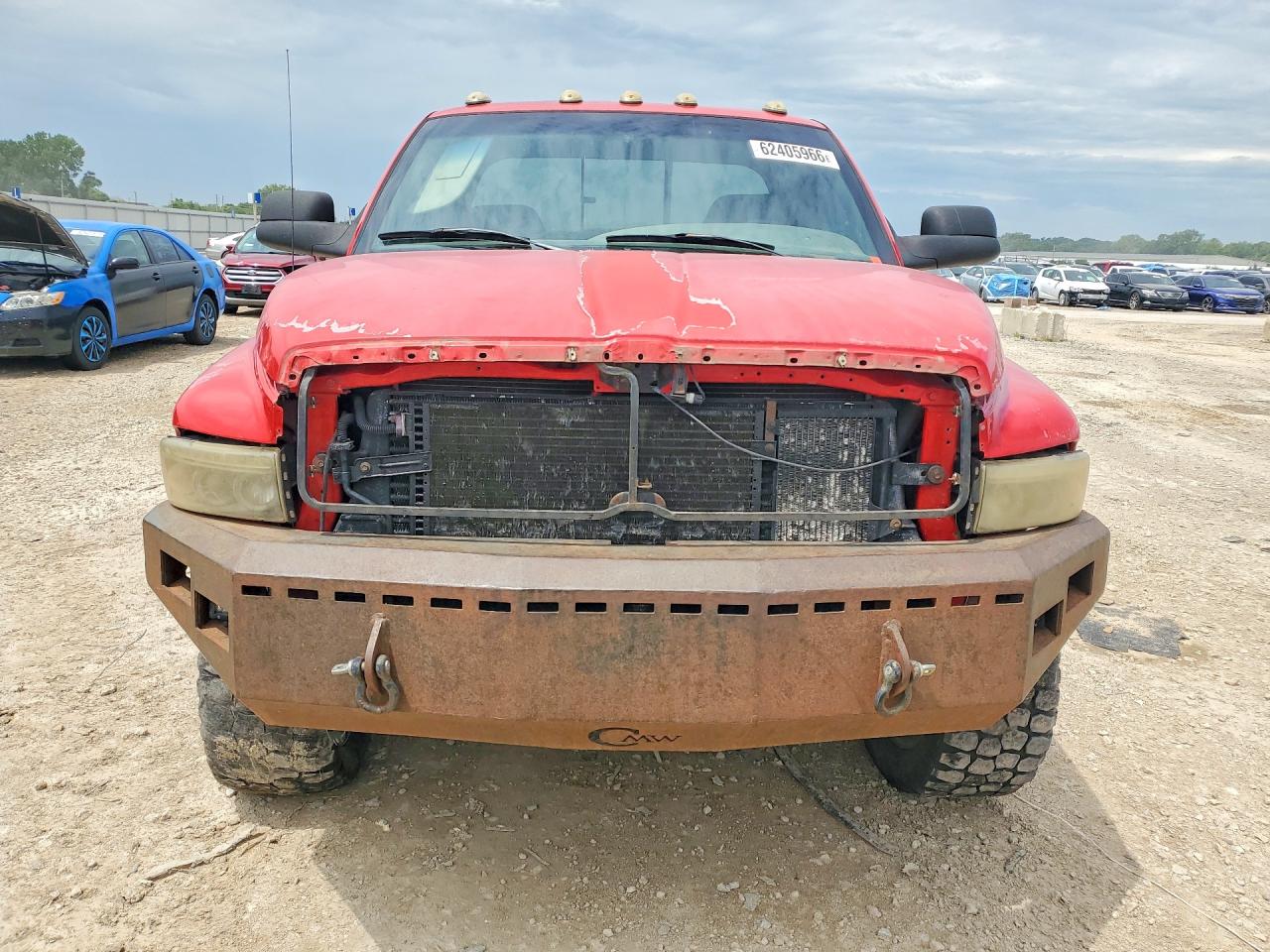 1999 Dodge Ram 2500 Red vin: 3B7KF2366XG233955