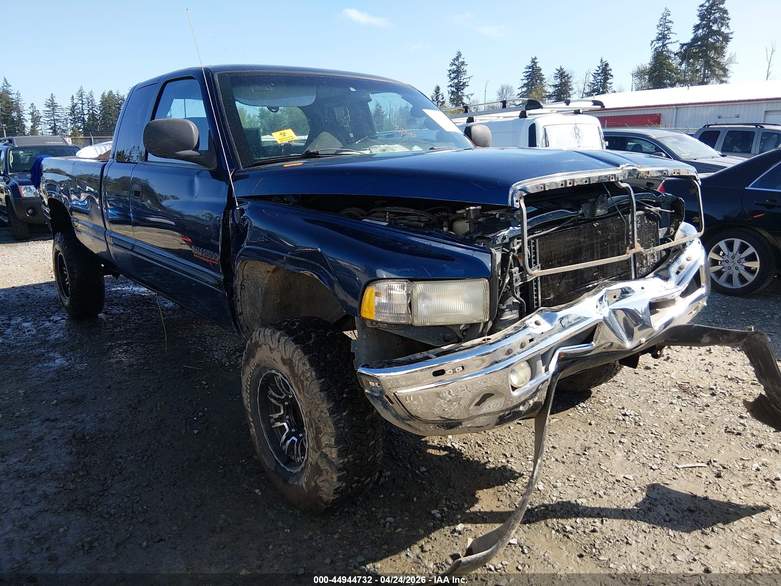 2001 Dodge Ram 2500 St Blue vin: 3B7KF23671G817756
