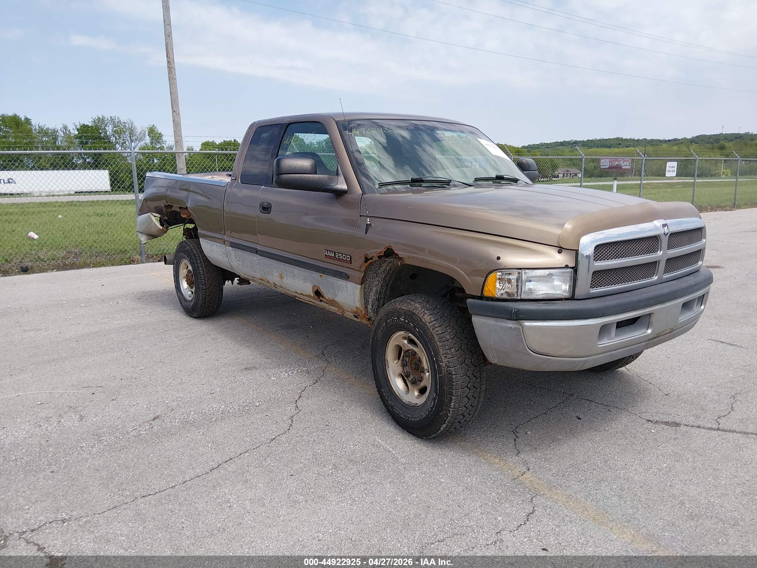 2001 Dodge Ram 2500 St Brown vin: 3B7KF23691G206398