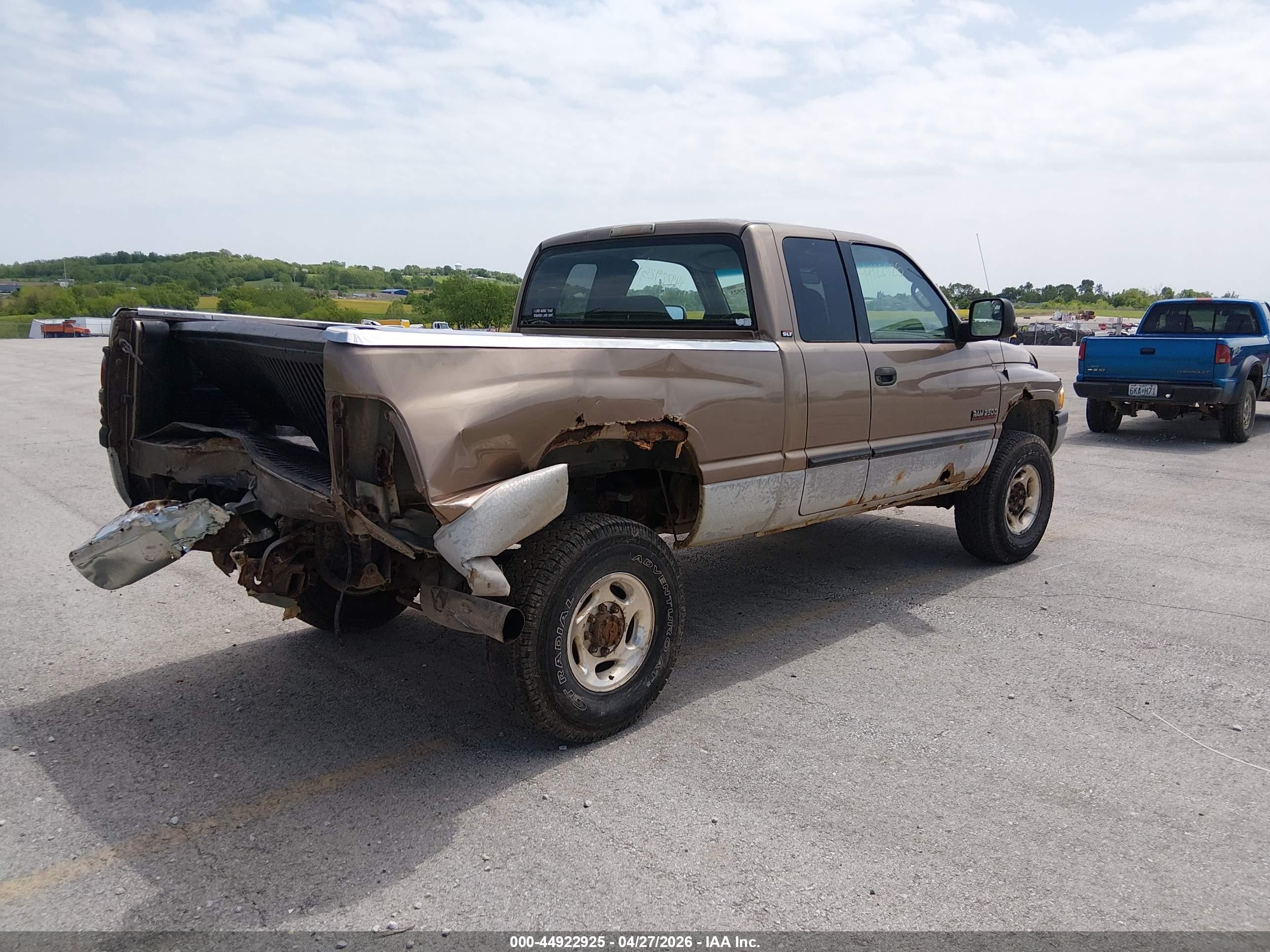 2001 Dodge Ram 2500 St Brown vin: 3B7KF23691G206398
