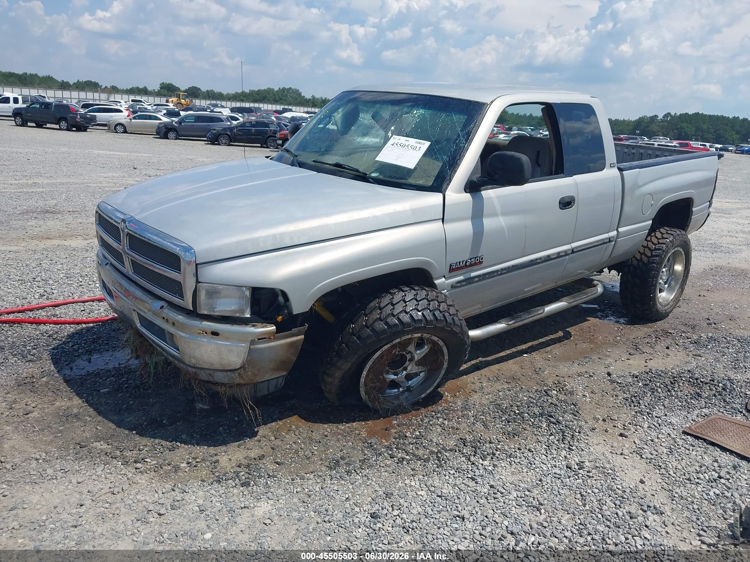2001 Dodge Ram 2500 St Silver vin: 3B7KF236X1G188509
