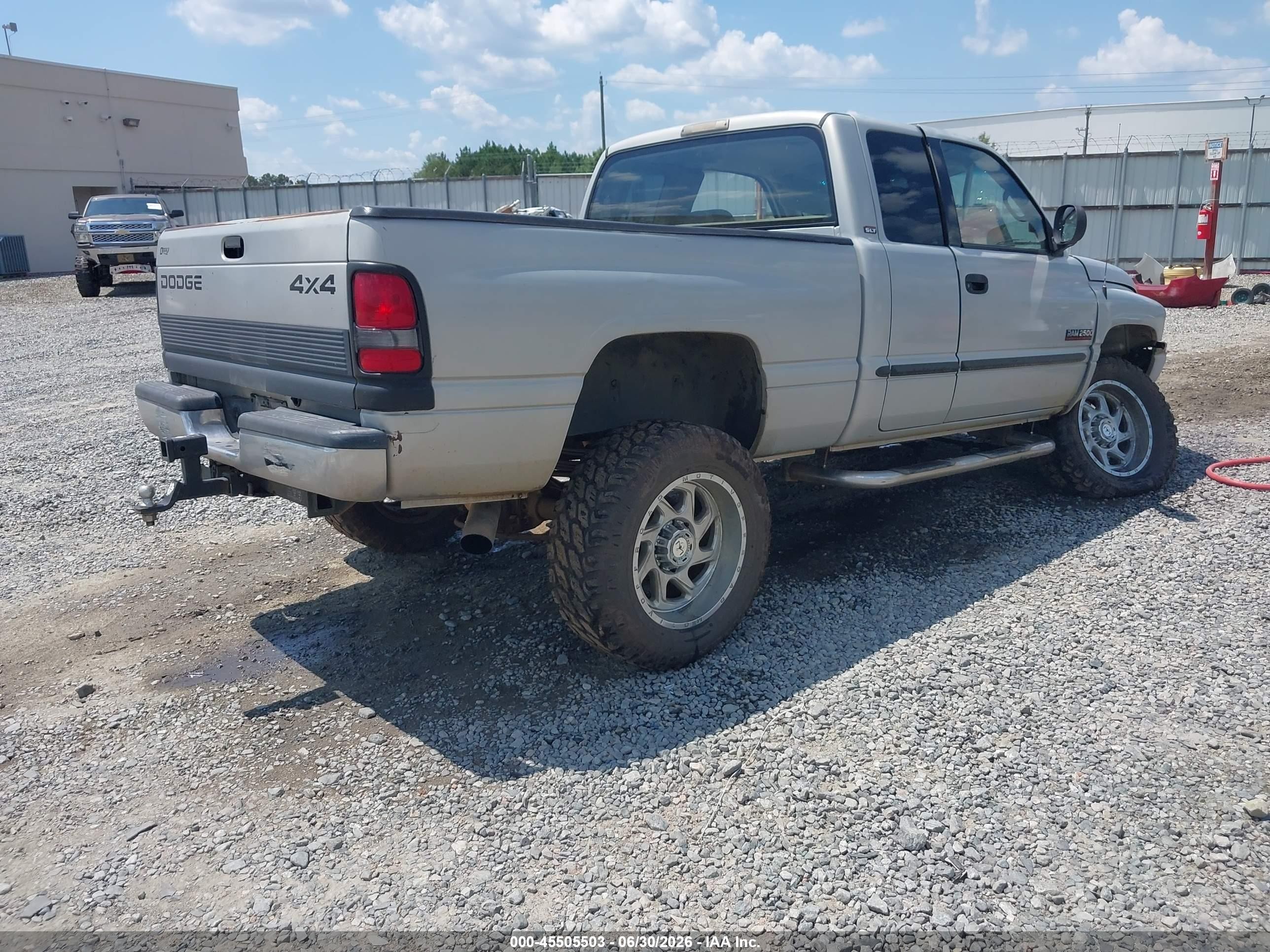2001 Dodge Ram 2500 St Silver vin: 3B7KF236X1G188509