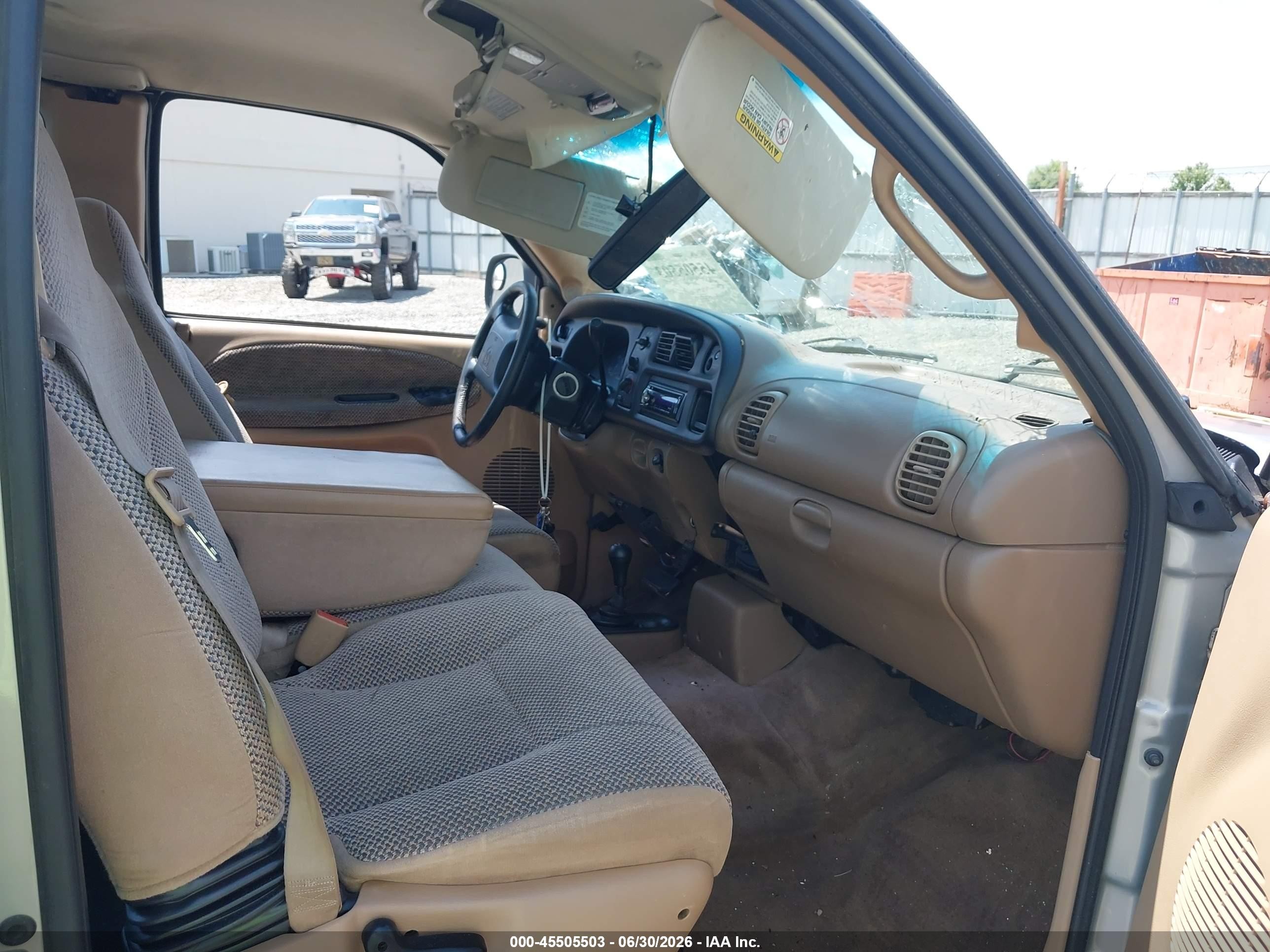 2001 Dodge Ram 2500 St Silver vin: 3B7KF236X1G188509