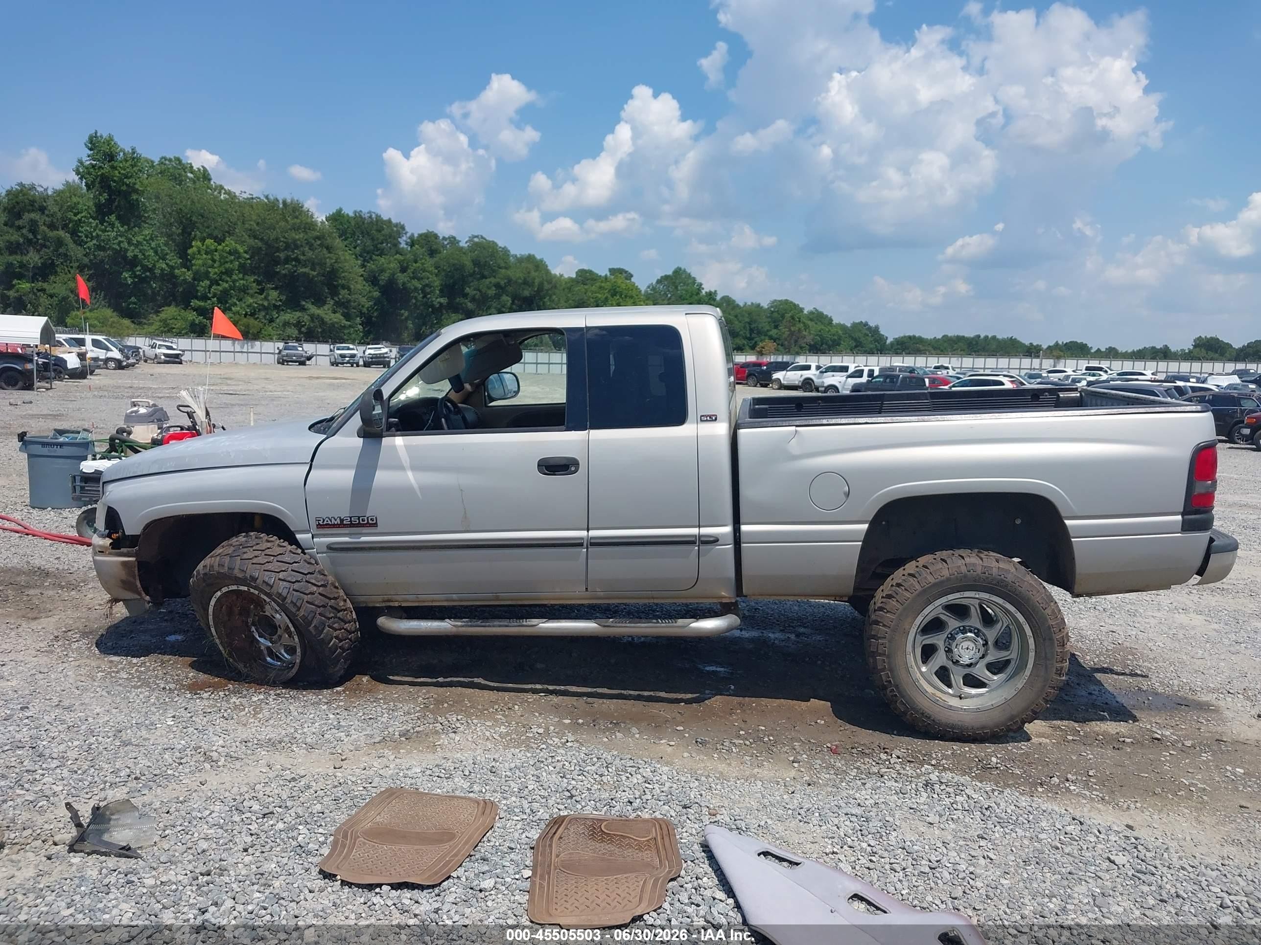 2001 Dodge Ram 2500 St Silver vin: 3B7KF236X1G188509