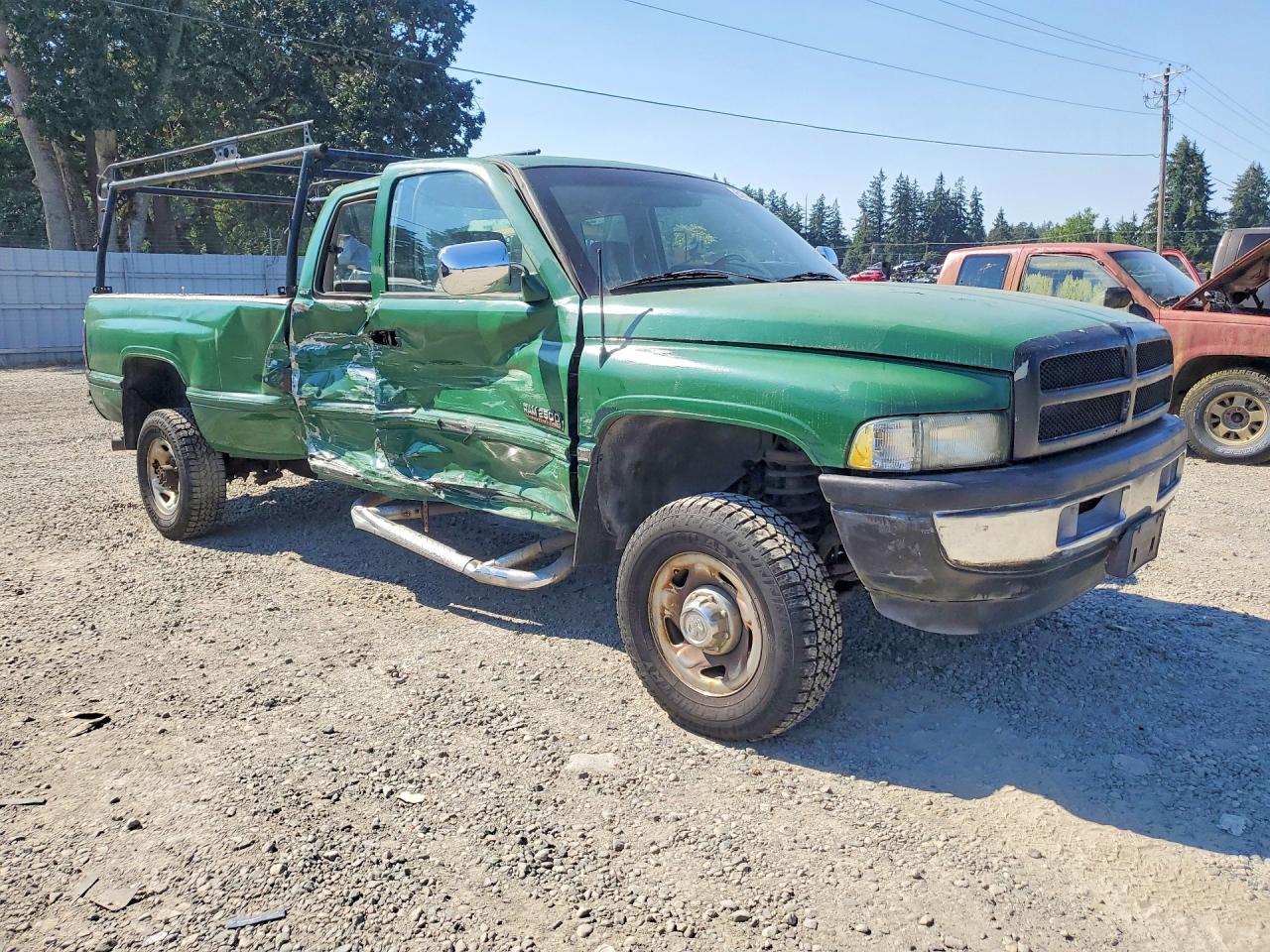 1996 Dodge Ram 2500 Green vin: 3B7KF23C6TM192065