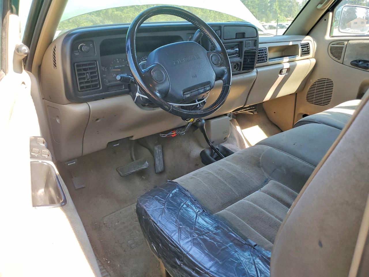 1996 Dodge Ram 2500 Green vin: 3B7KF23C6TM192065