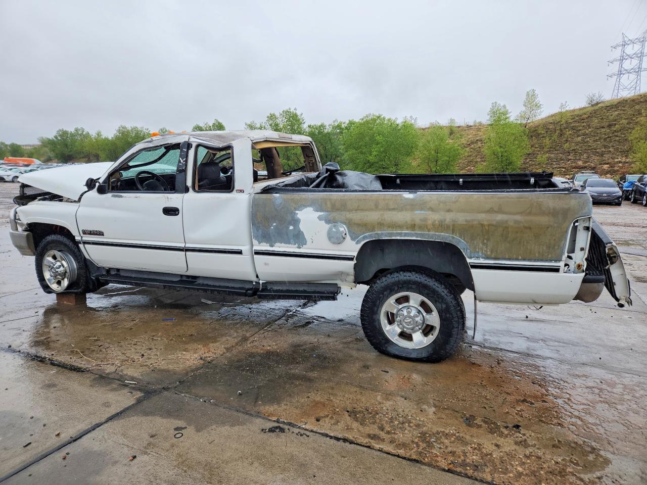 1997 Dodge Ram 2500 White vin: 3B7KF23D4VM543454