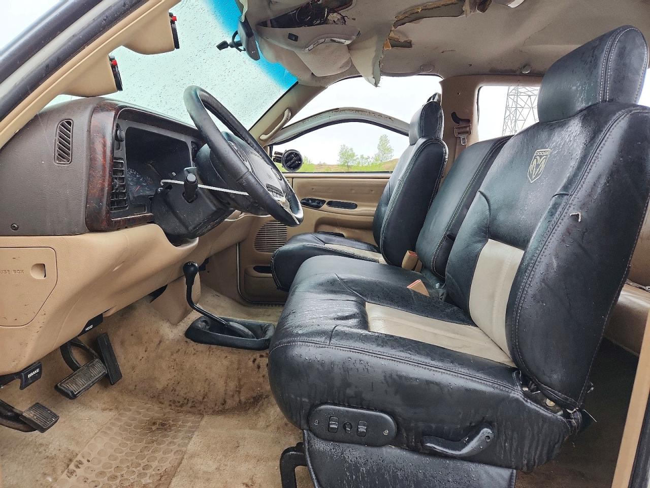 1997 Dodge Ram 2500 White vin: 3B7KF23D4VM543454